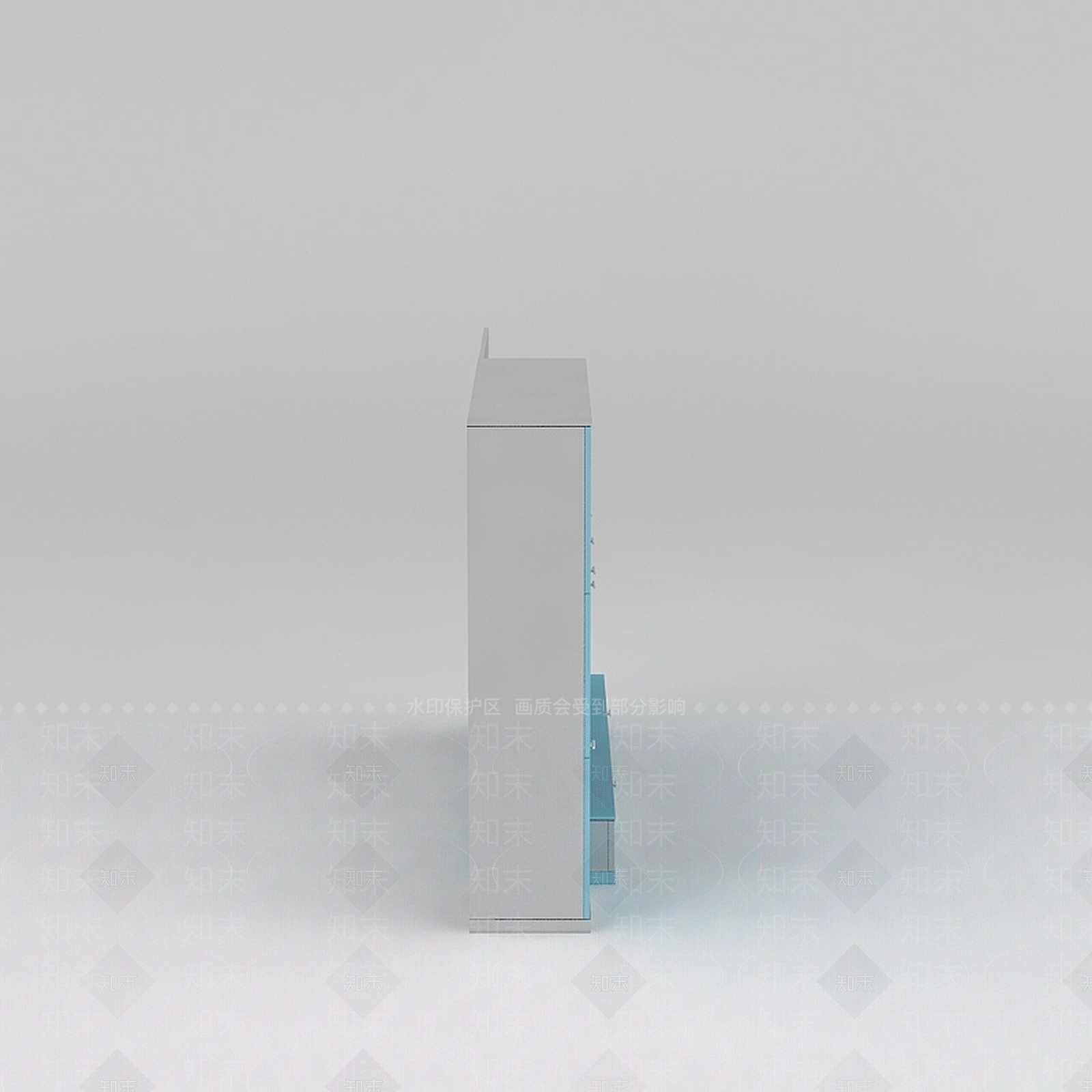 现代电视柜3D模型下载【ID:1200170437】