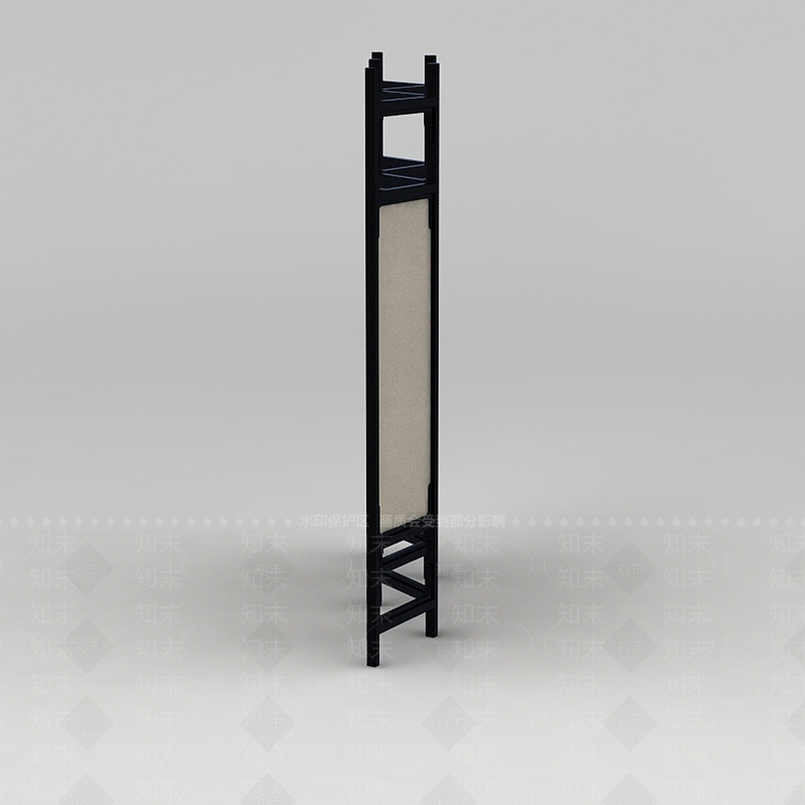 中式实木屏风3D模型下载【ID:1200170787】