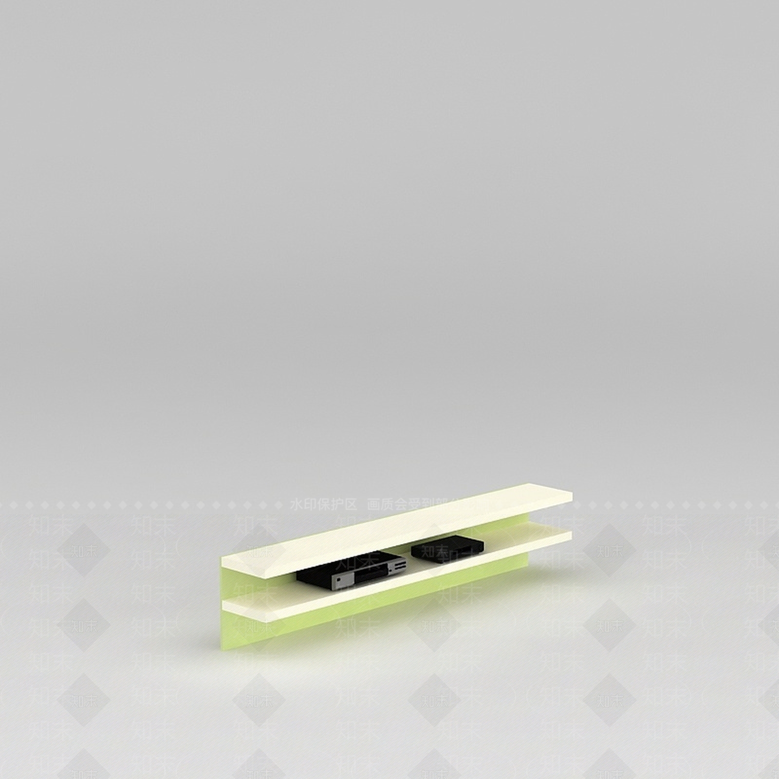 现代简约拼色电视柜3D模型下载【ID:1200170918】