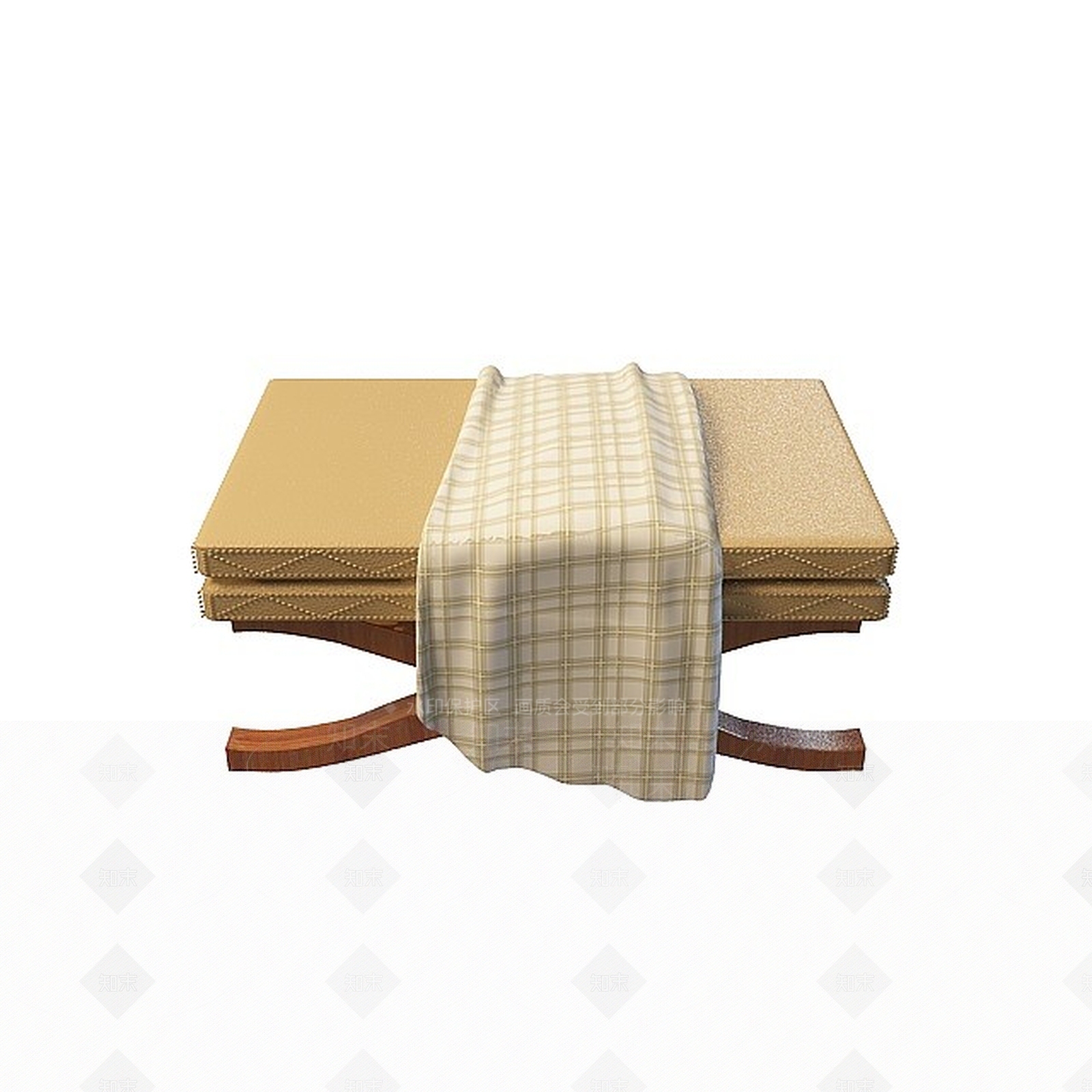 现代床尾凳3D模型下载【ID:1200171283】