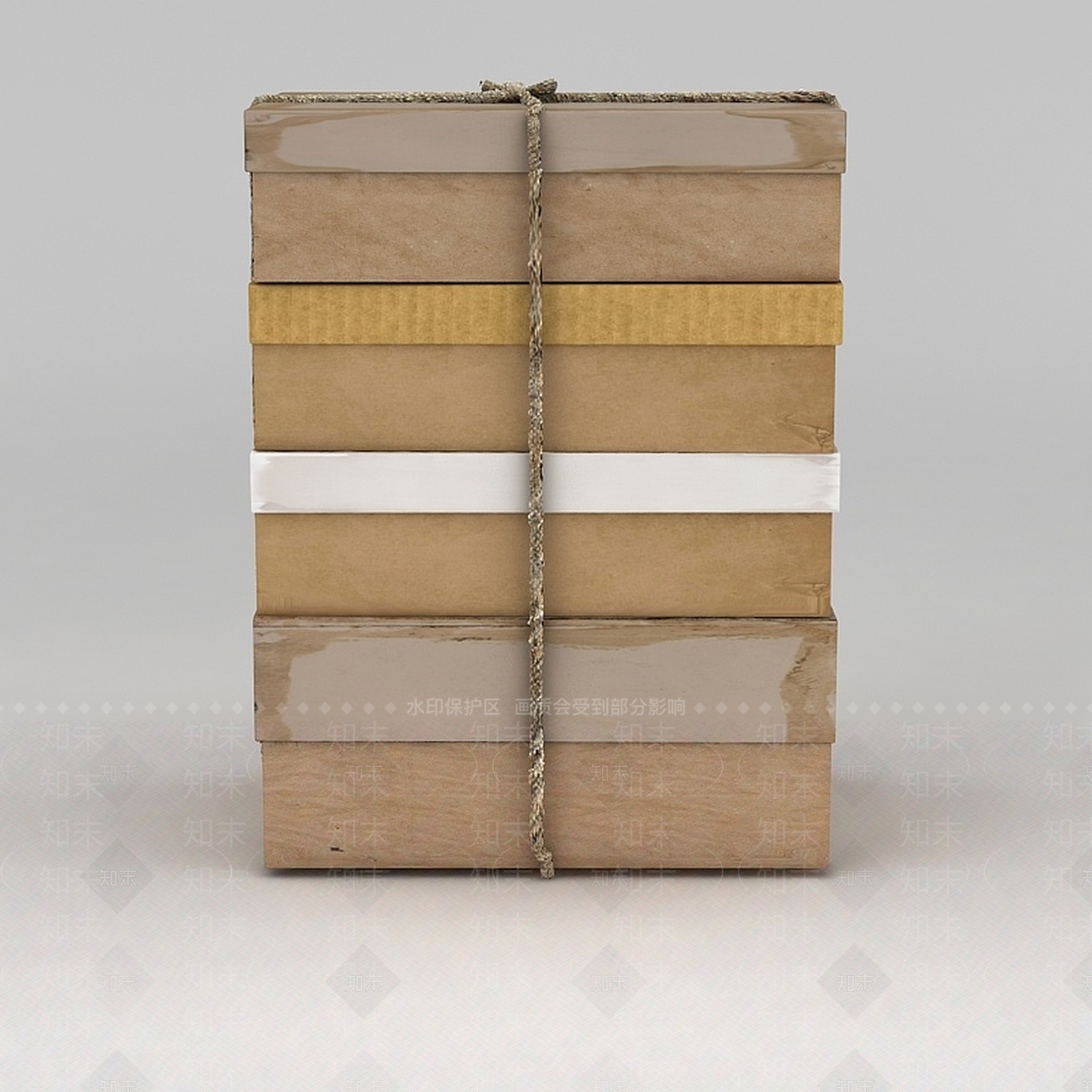 现代包装盒3D模型下载【ID:1200171647】