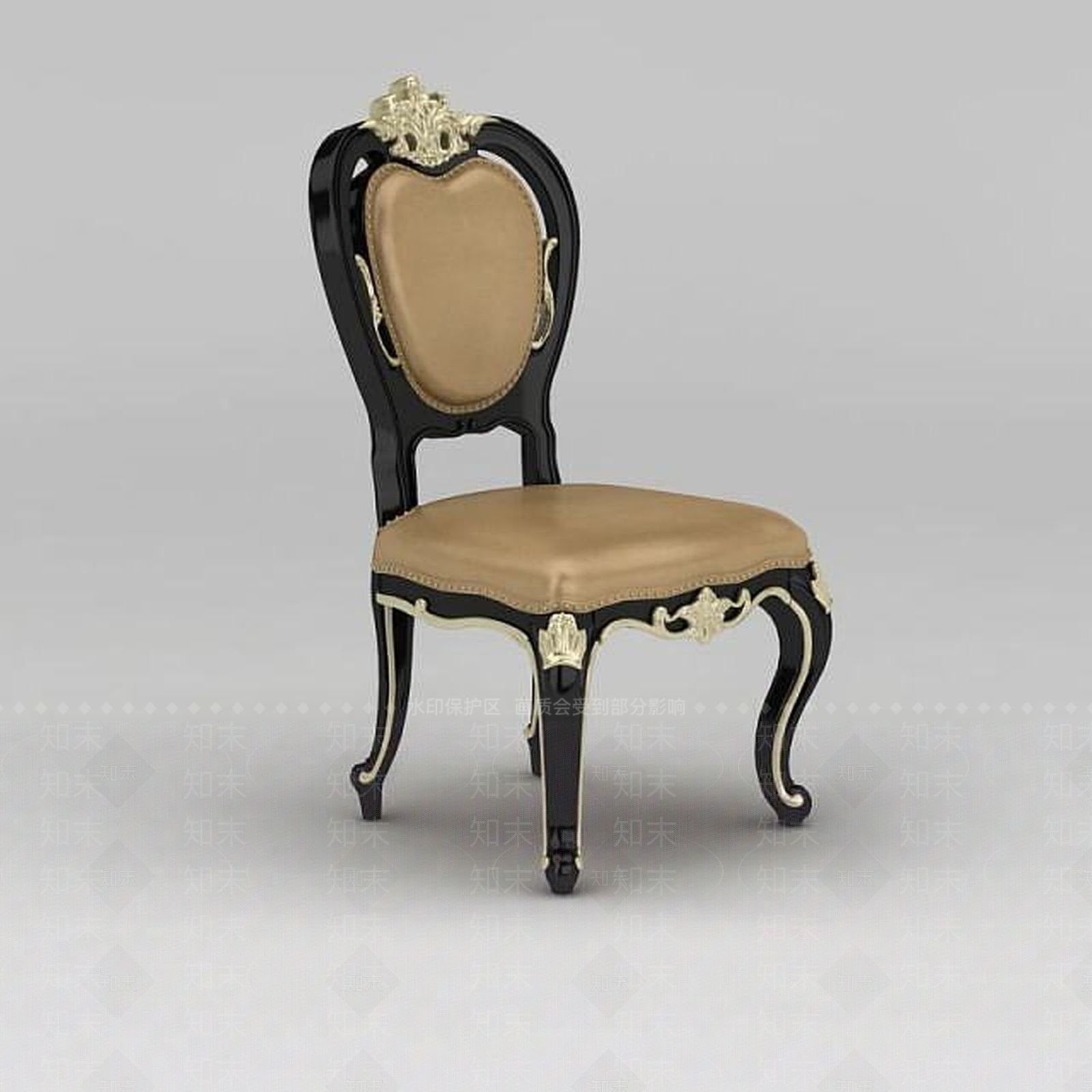 现代欧式餐椅3D模型下载【ID:1200173085】