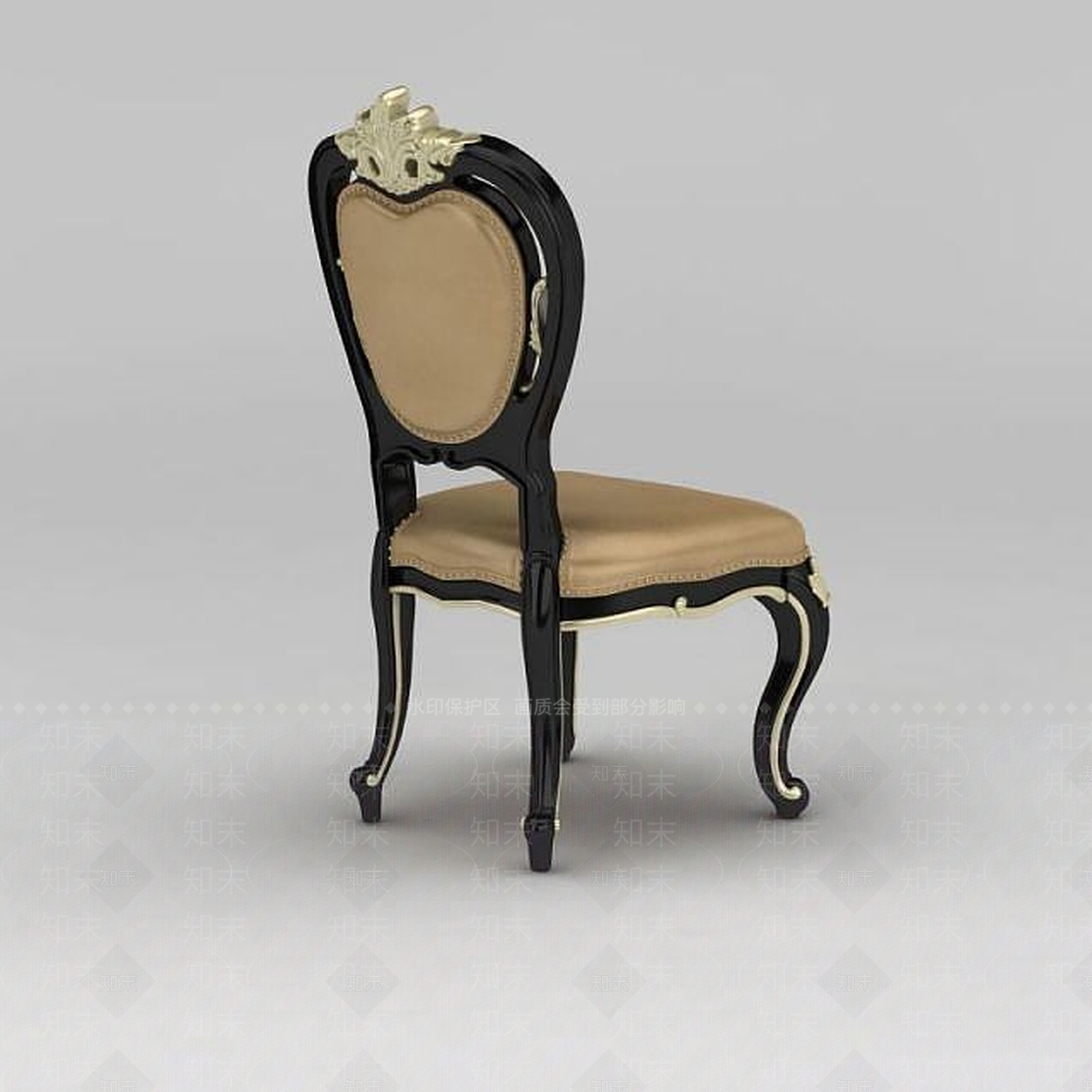 现代欧式餐椅3D模型下载【ID:1200173085】