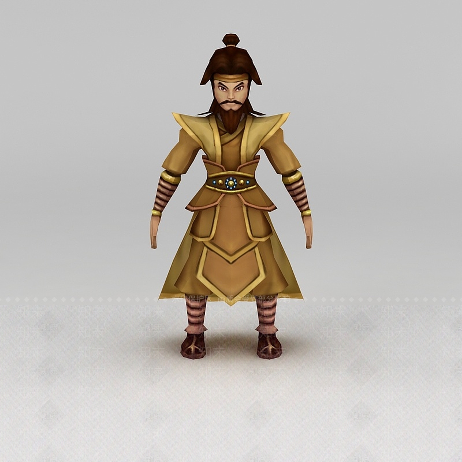 现代Q版小鱼儿与花无缺游戏人物男人3D模型下载【ID:1200173108】