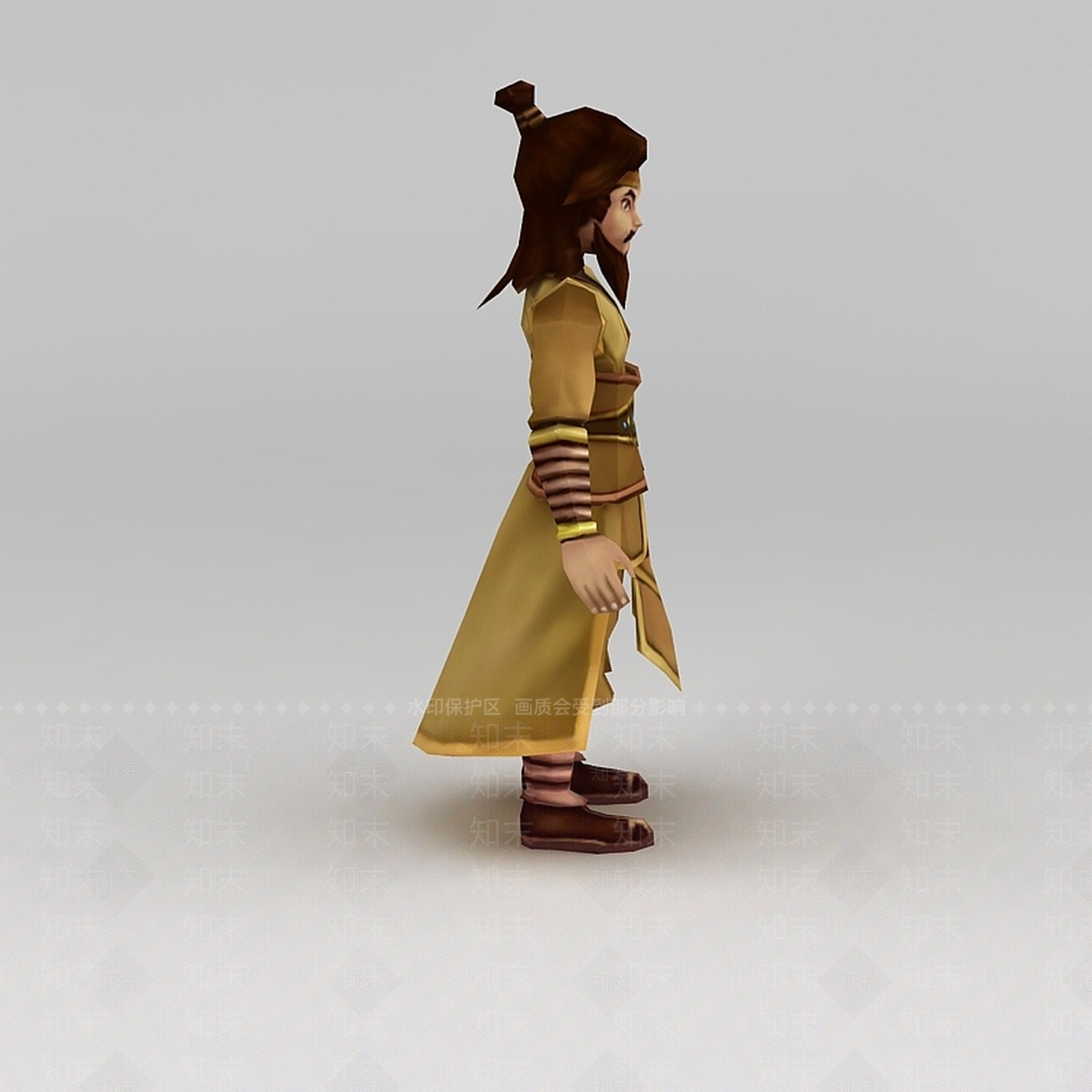 现代Q版小鱼儿与花无缺游戏人物男人3D模型下载【ID:1200173108】