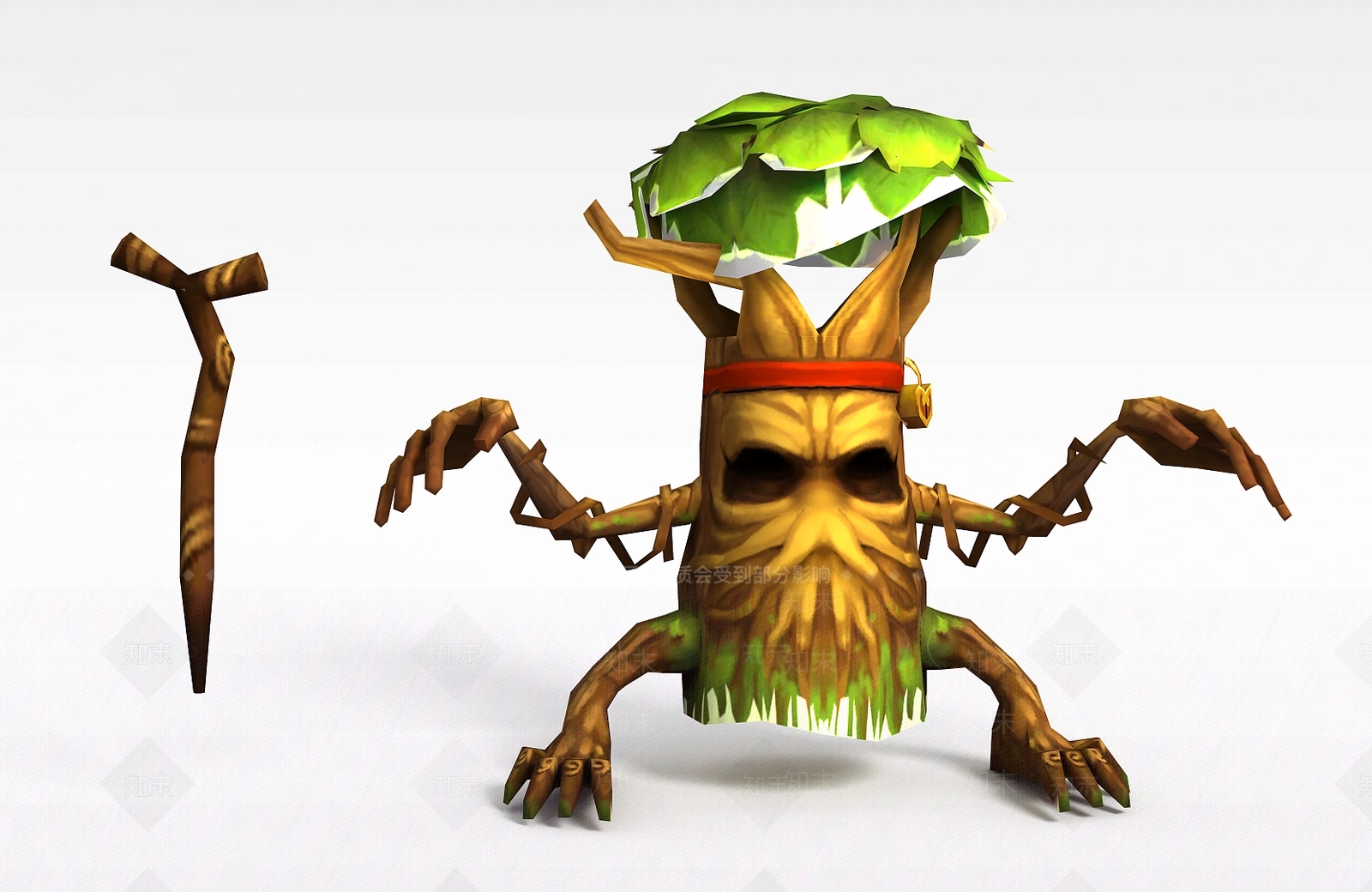 现代Q版小鱼儿与花无缺游戏角色怪物3D模型下载【ID:1200173285】