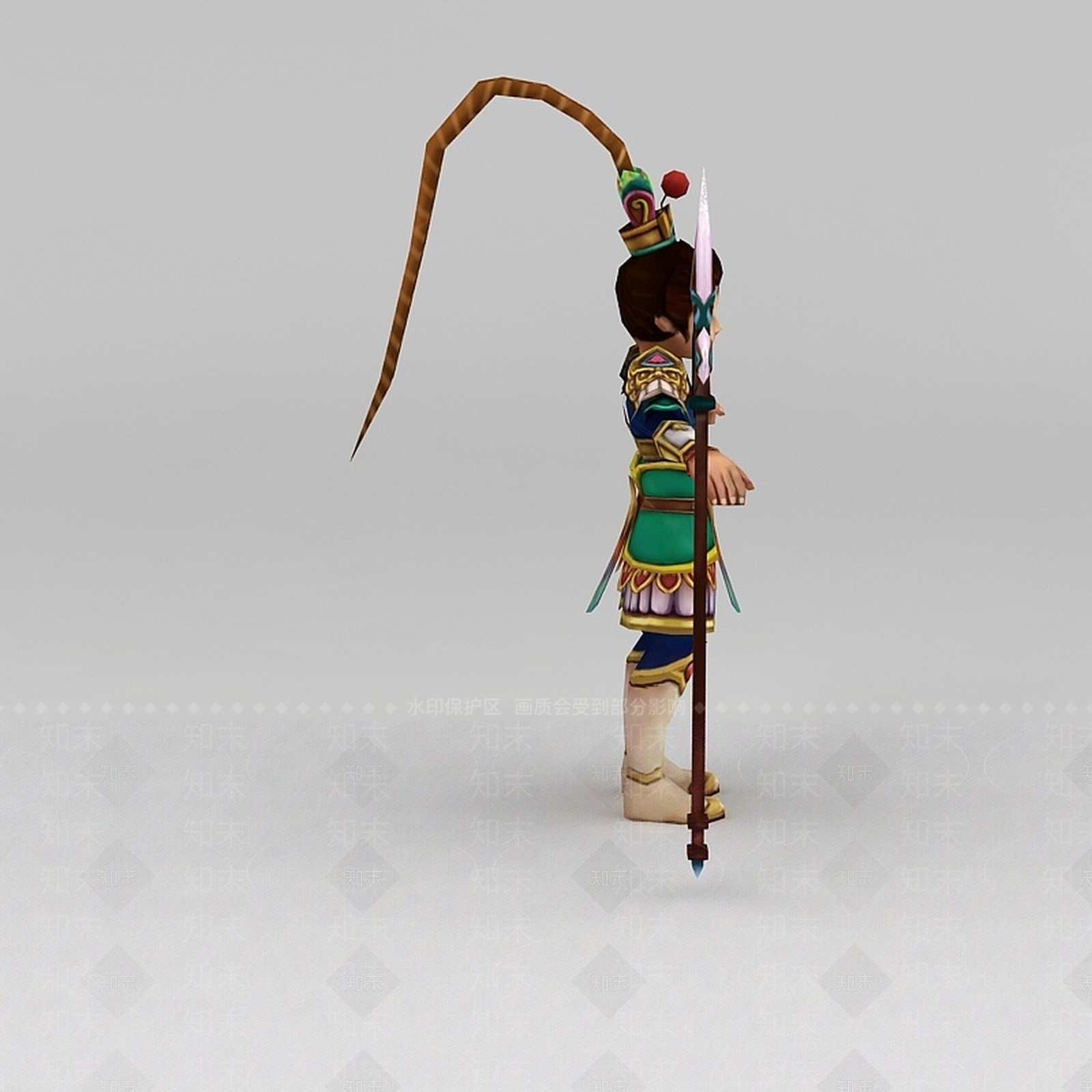 现代Q版小鱼儿与花无缺游戏人物男人3D模型下载【ID:1200173238】