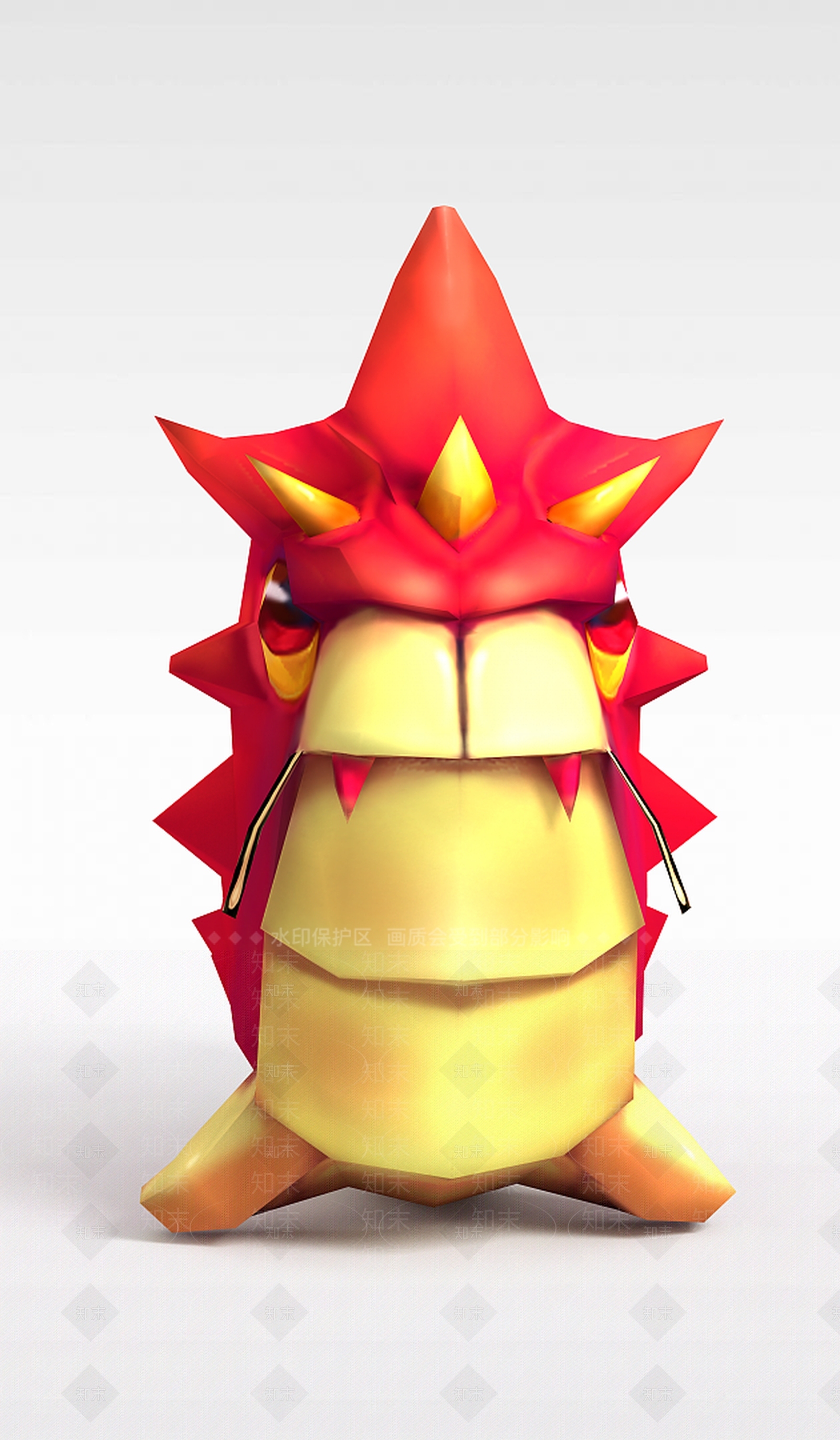 现代Q版小鱼儿与花无缺游戏角色怪物3D模型下载【ID:1200173289】