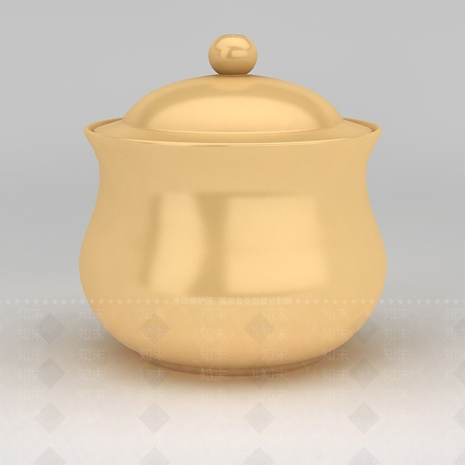 现代精品陶罐坛子3D模型下载【ID:1200173359】