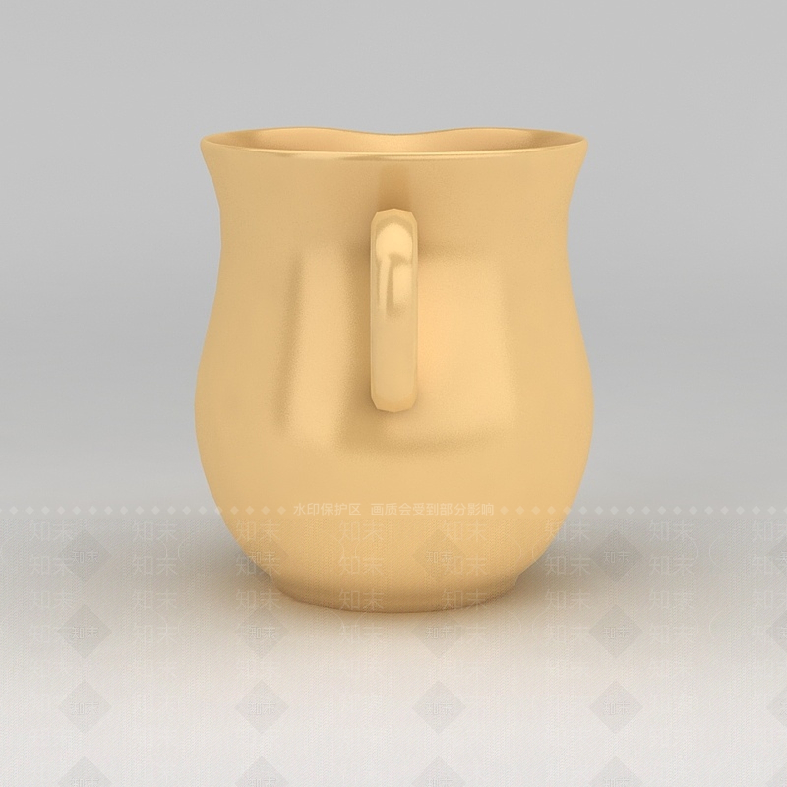 现代陶瓷杯子3D模型下载【ID:1200173492】