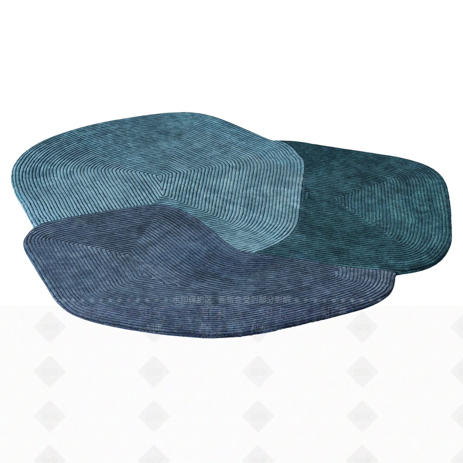 意式轻奢异形地毯3D模型下载【ID:1200174946】