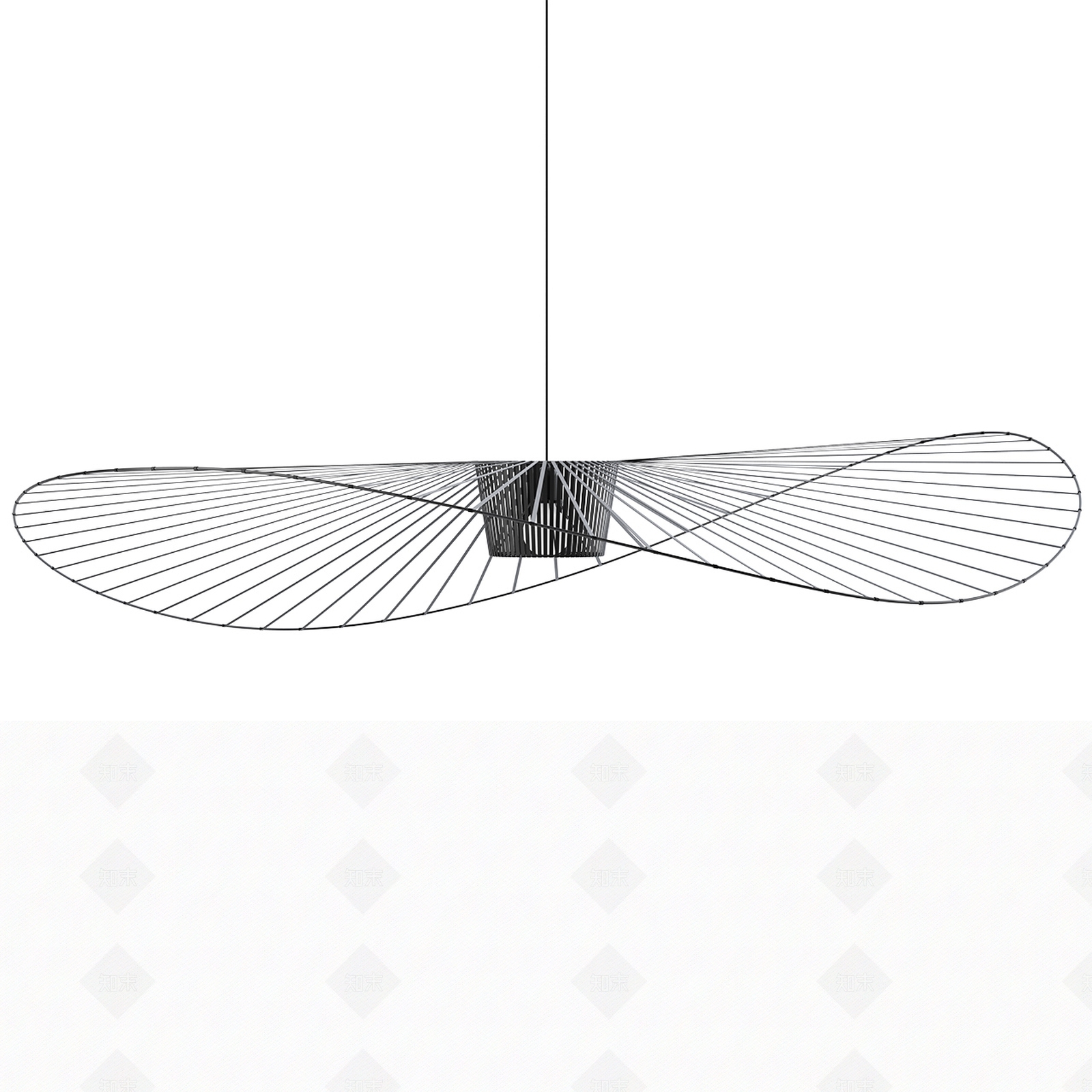侘寂中古吊灯3D模型下载【ID:1200175835】