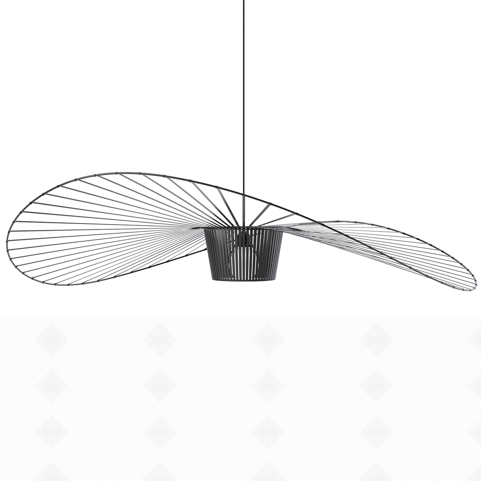 中古侘寂吊灯3D模型下载【ID:1200175876】