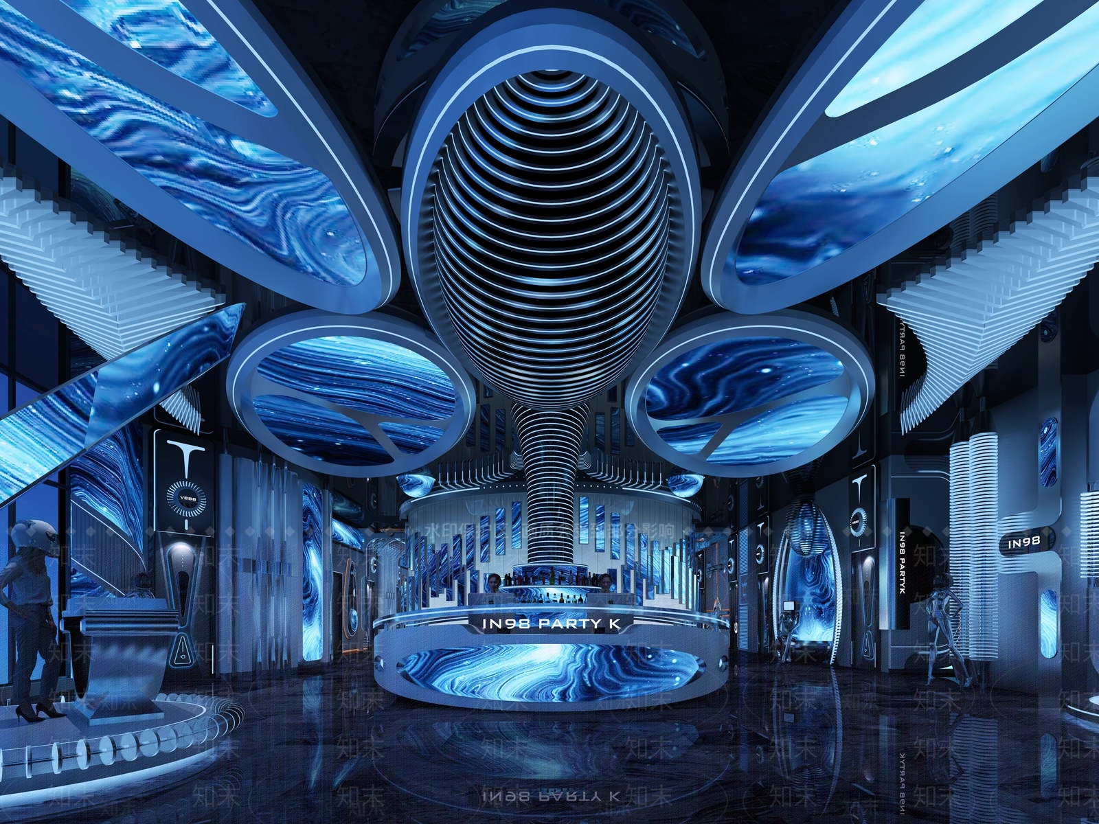 现代轻奢KTV3D模型下载【ID:1200177161】