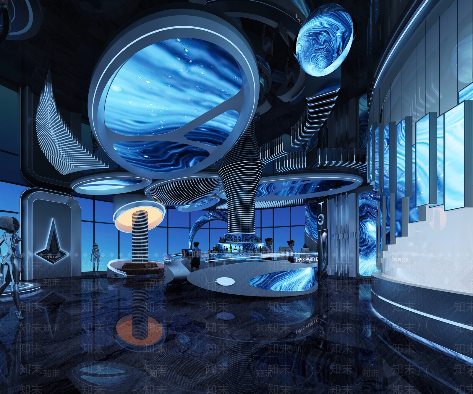 现代轻奢KTV3D模型下载【ID:1200177161】