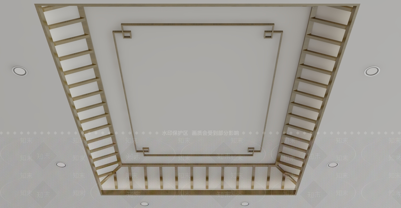 新中式吊顶3D模型下载【ID:1200178331】