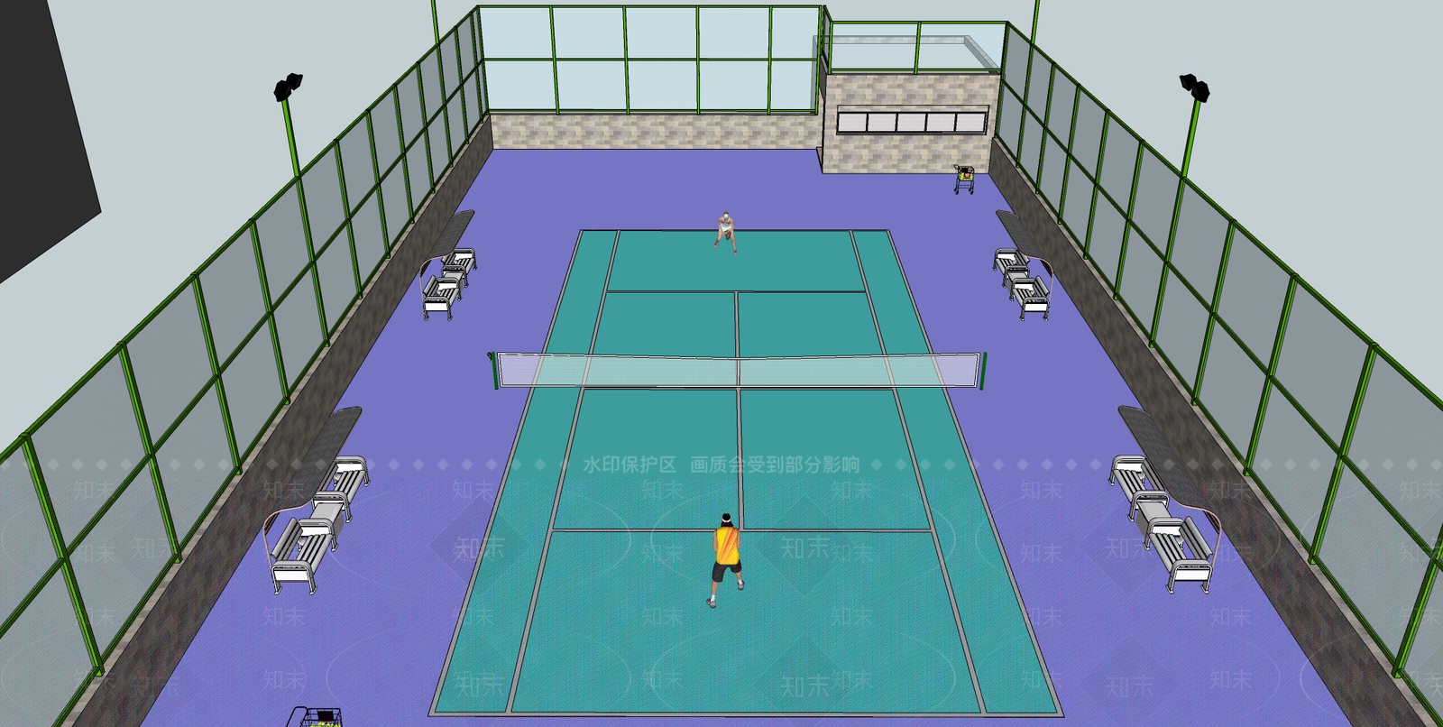 现代简约其他休闲娱乐空间SU模型下载【ID:1200180652】