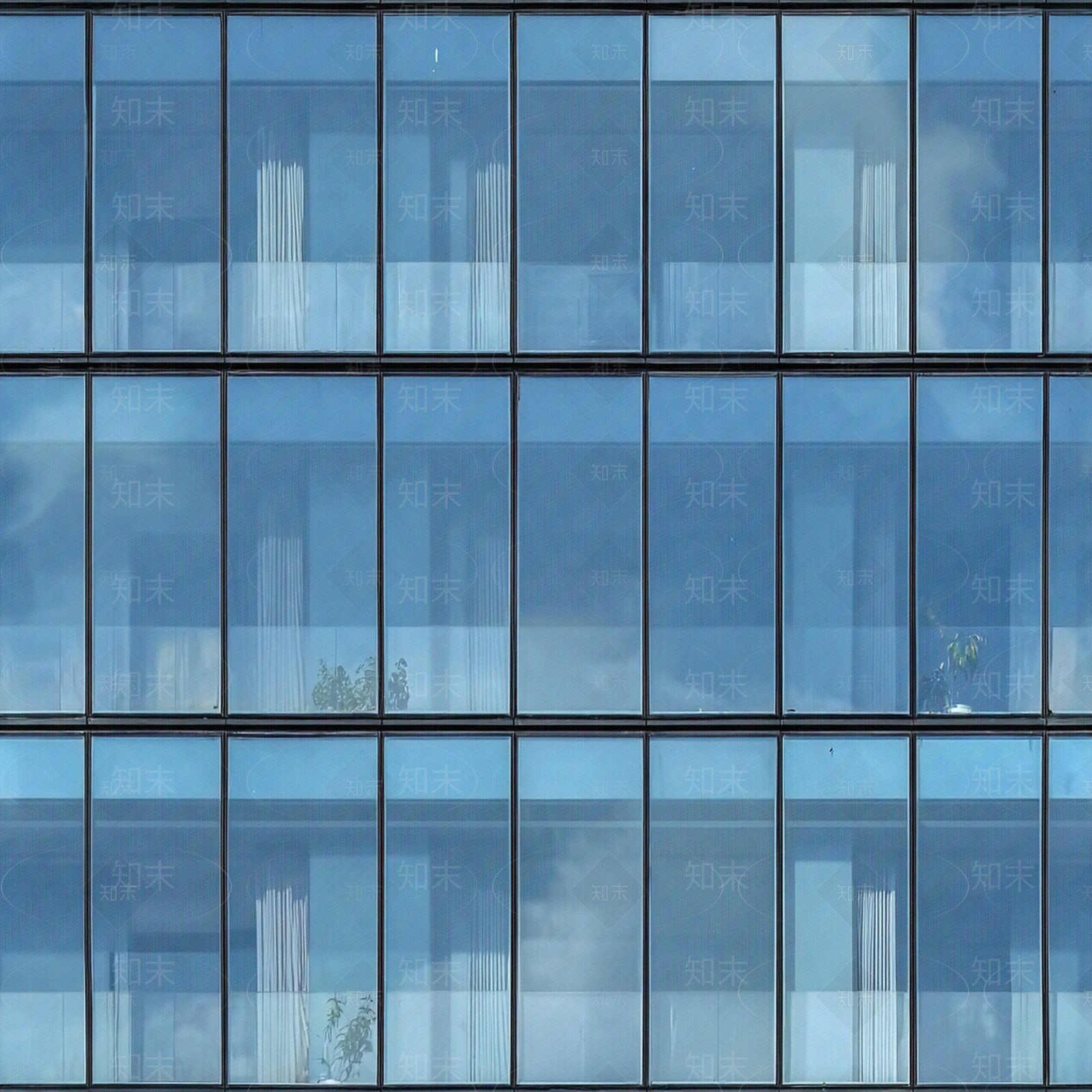 现代玻璃幕墙贴图下载【ID:1200186702】