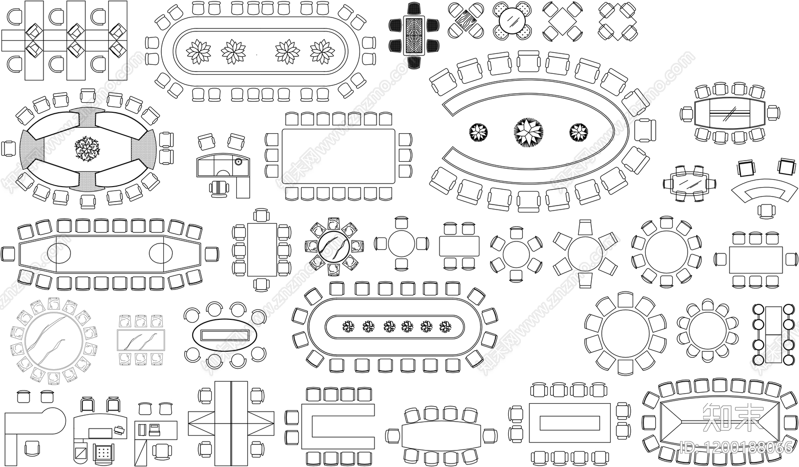 办公家具图库施工图下载【ID:1200188066】