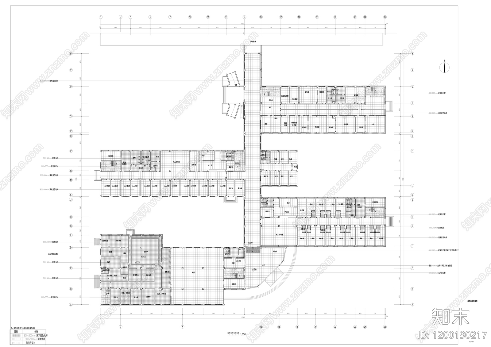 医院cad施工图下载【ID:1200190217】