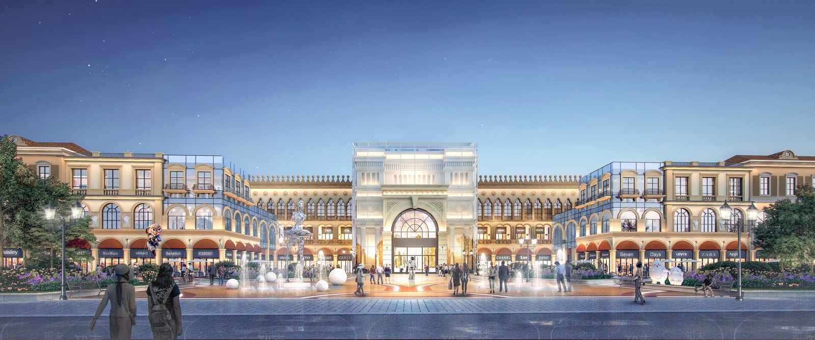 欧式其他商业建筑SU模型下载【ID:1200192411】