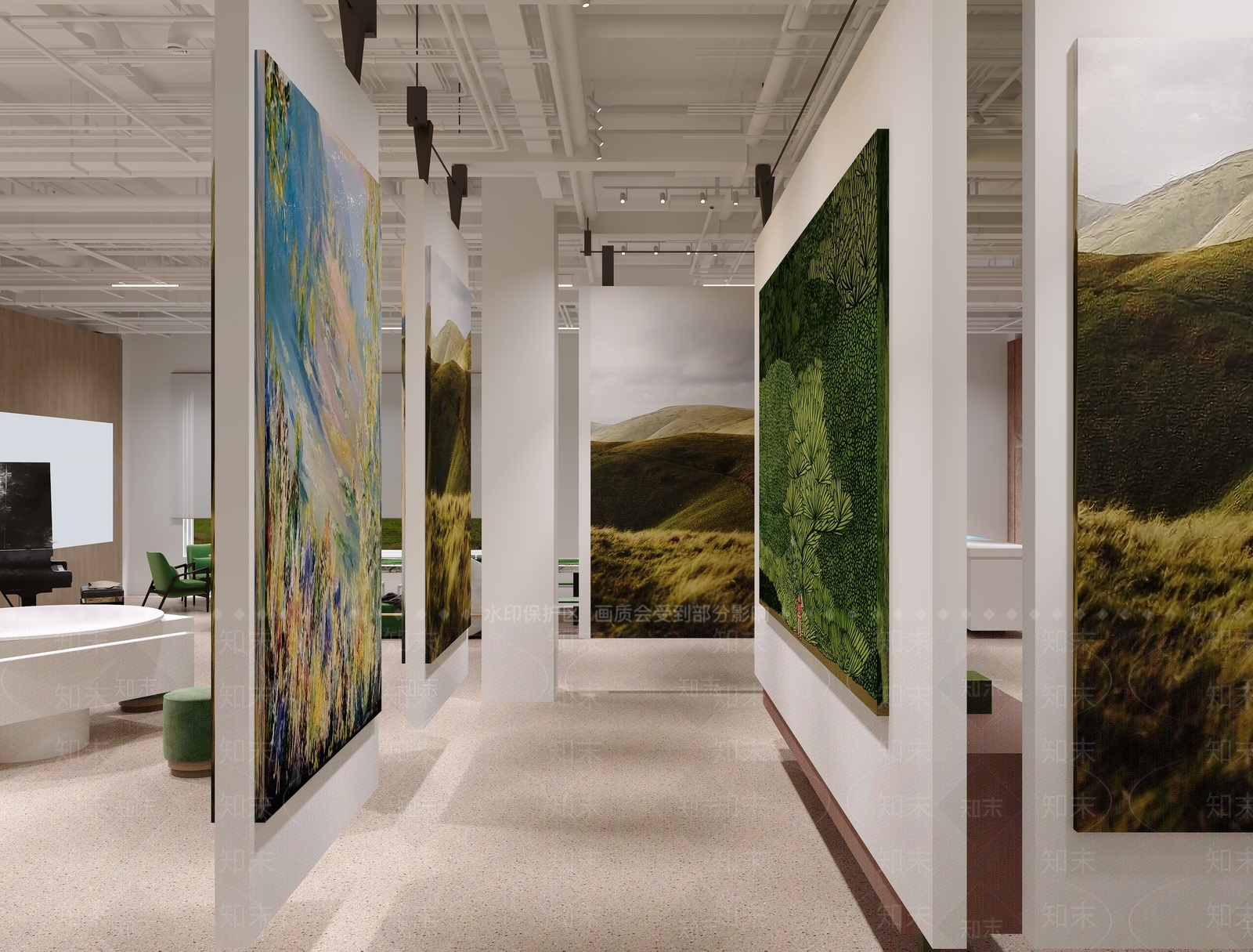 现代其他展厅3D模型下载【ID:1200193016】