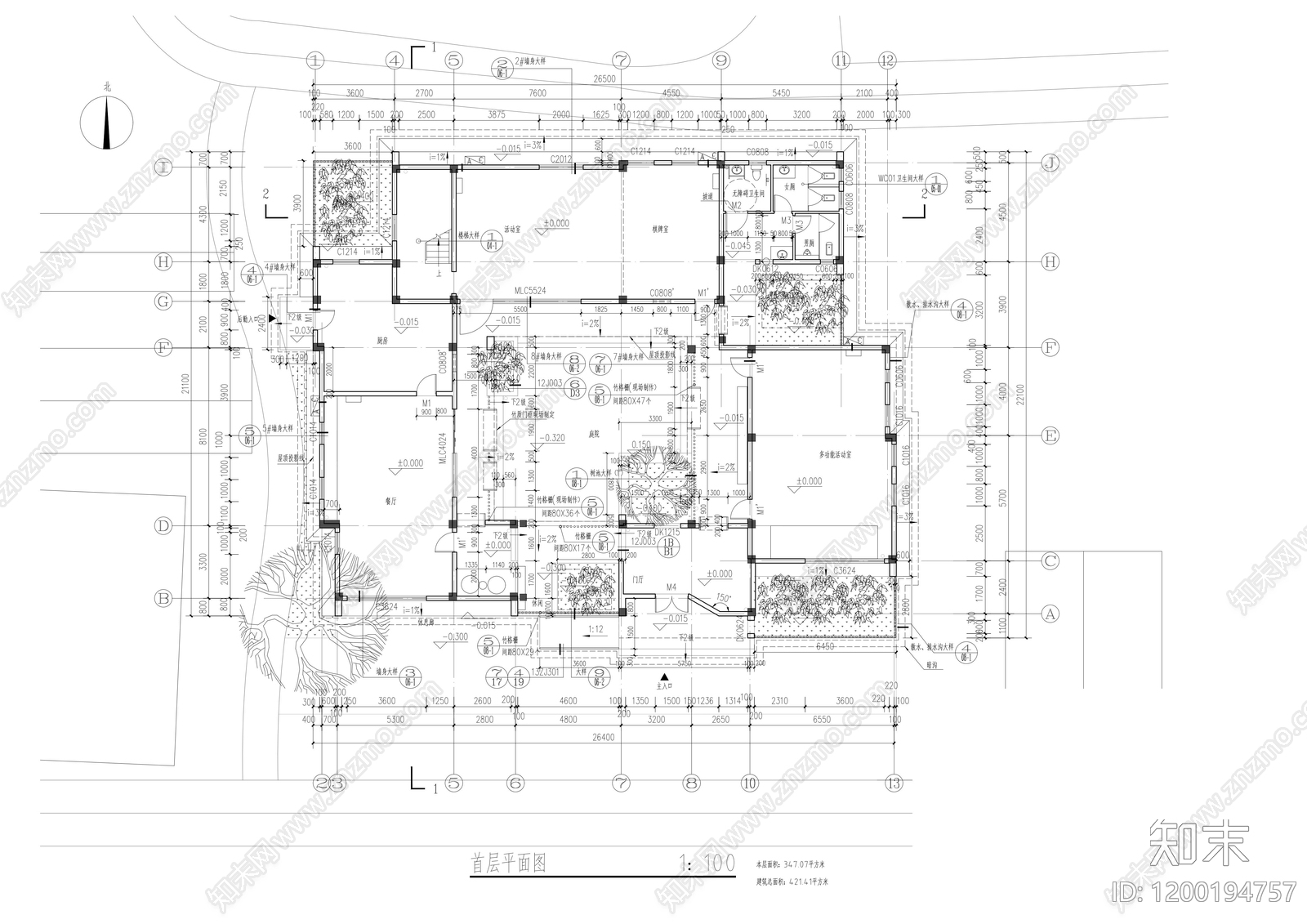 现代其他商业建筑cad施工图下载【ID:1200194757】