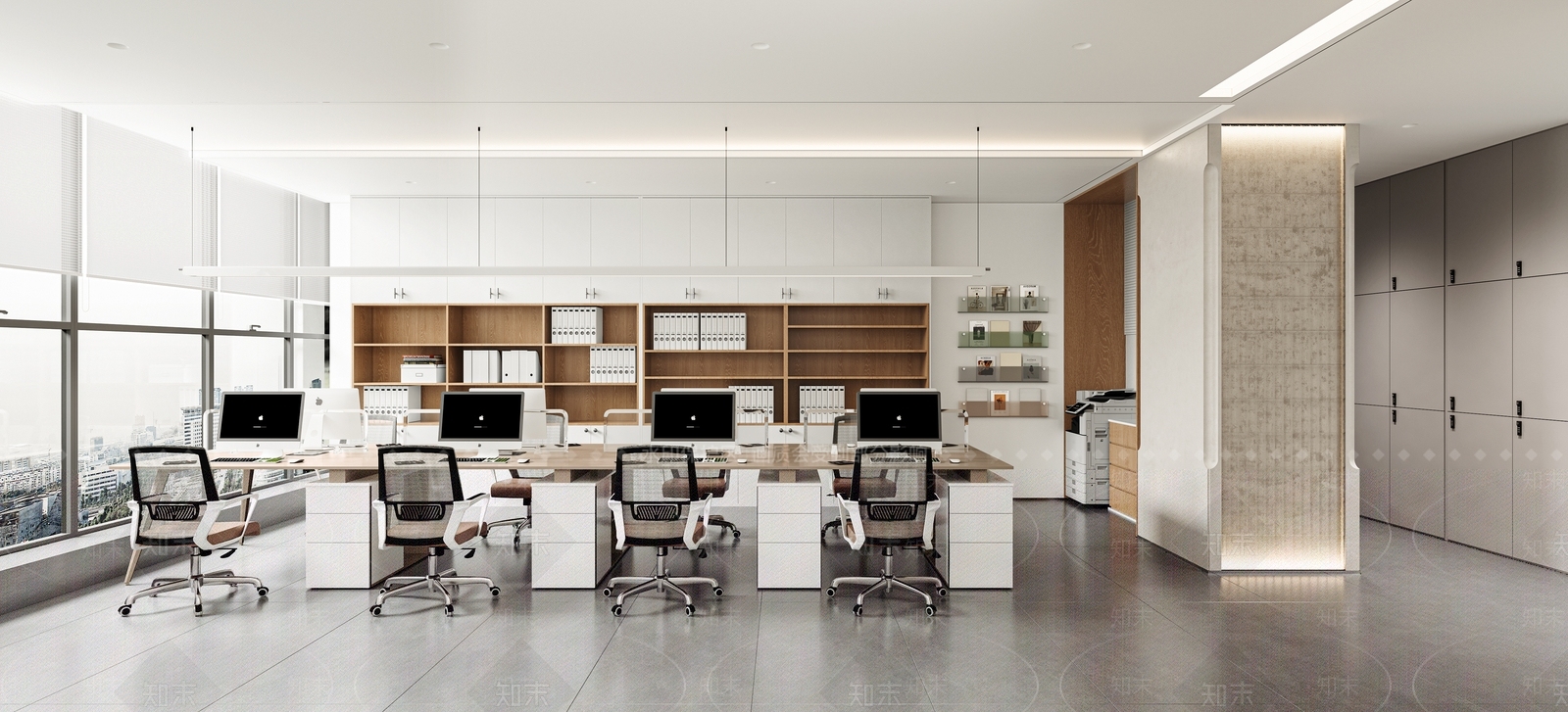 现代办公室3D模型下载【ID:1200198942】