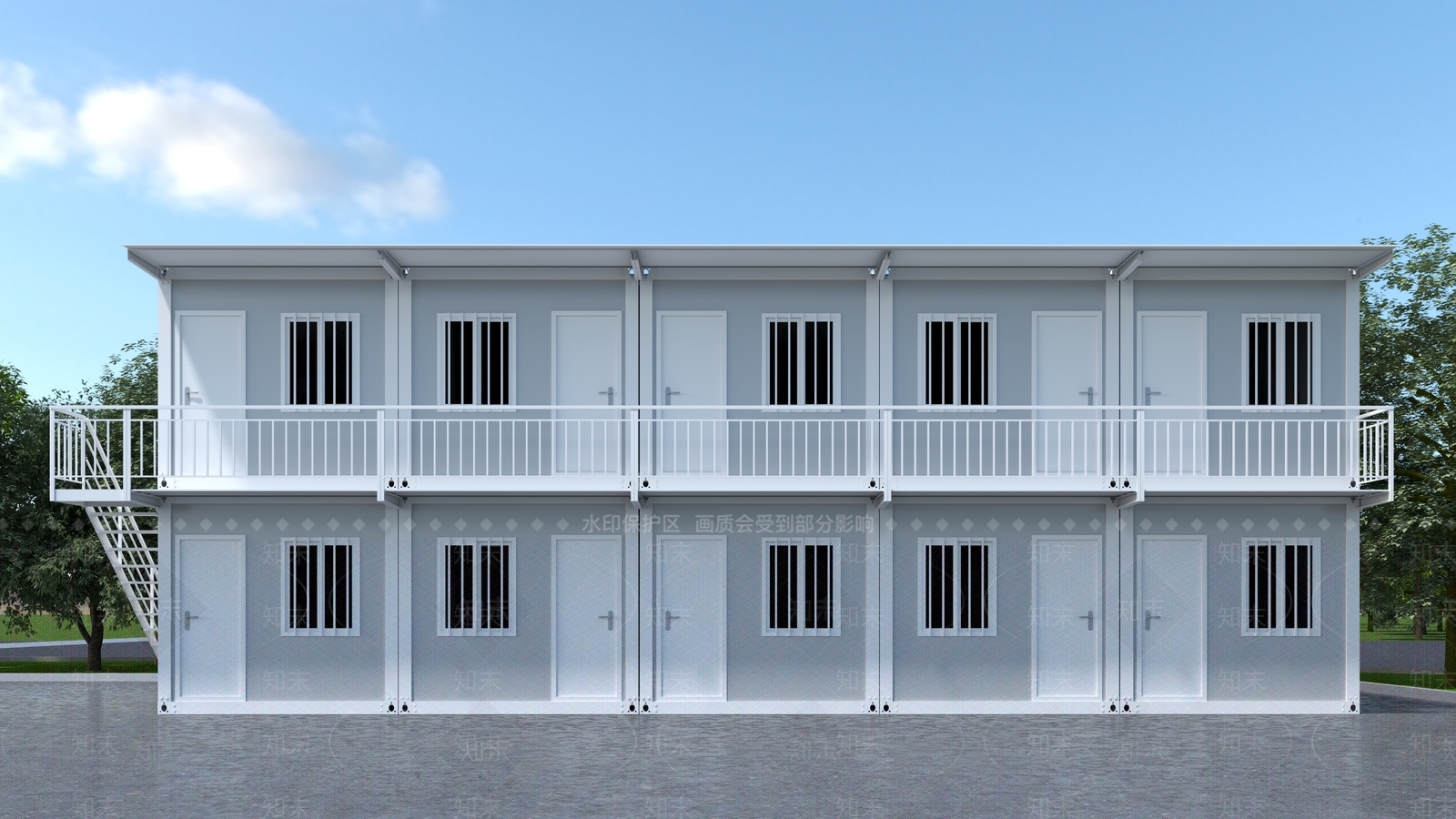 现代活动中心3D模型下载【ID:1200200267】