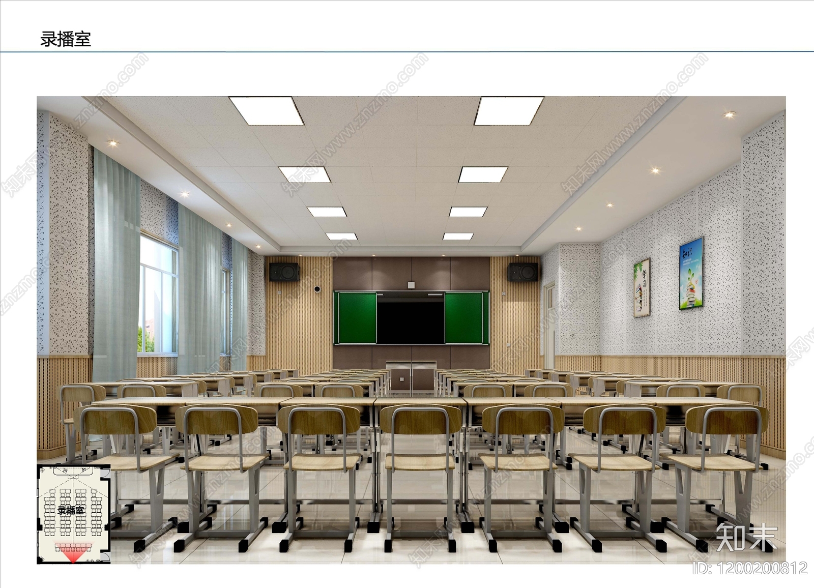 学校cad施工图下载【ID:1200200812】