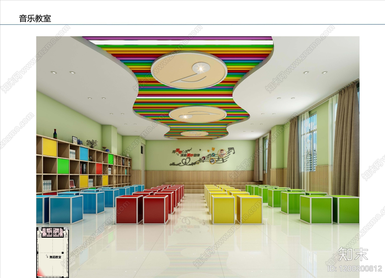 学校cad施工图下载【ID:1200200812】