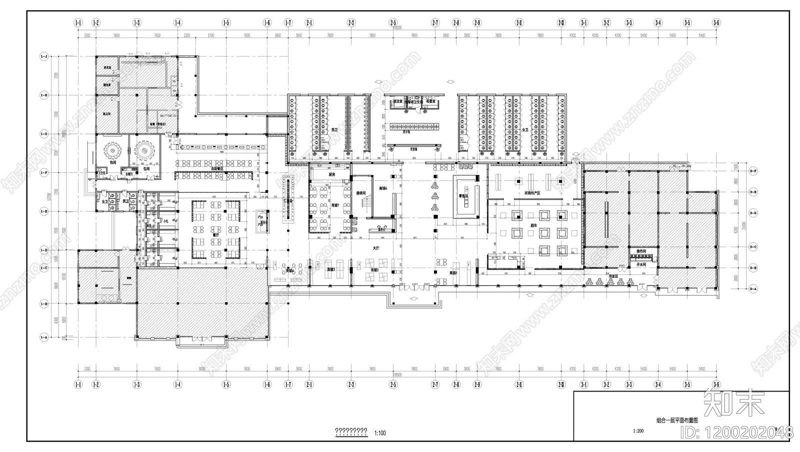 其他公共空间cad施工图下载【ID:1200202048】
