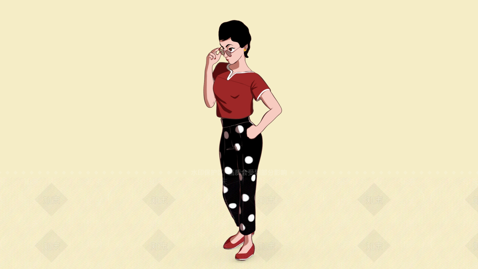 女人3D模型下载【ID:1200203511】