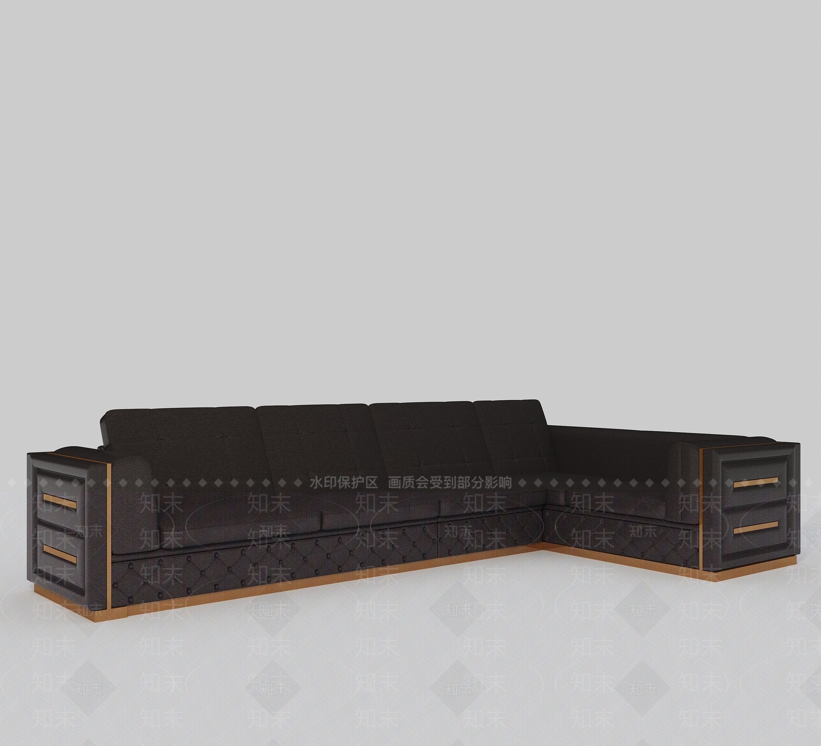 现代多人沙发3D模型下载【ID:1200211198】