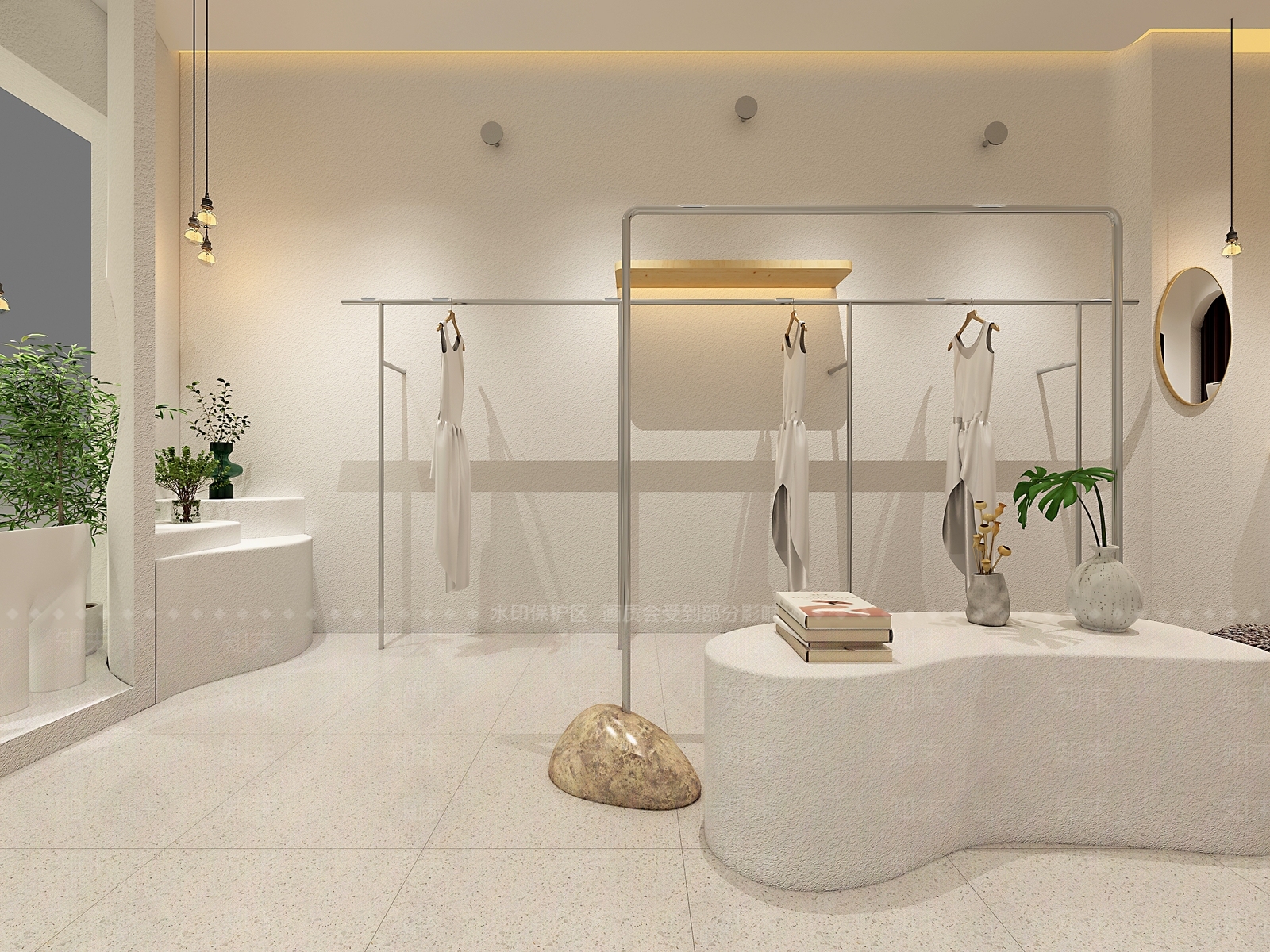 现代服装店3D模型下载【ID:1200216644】
