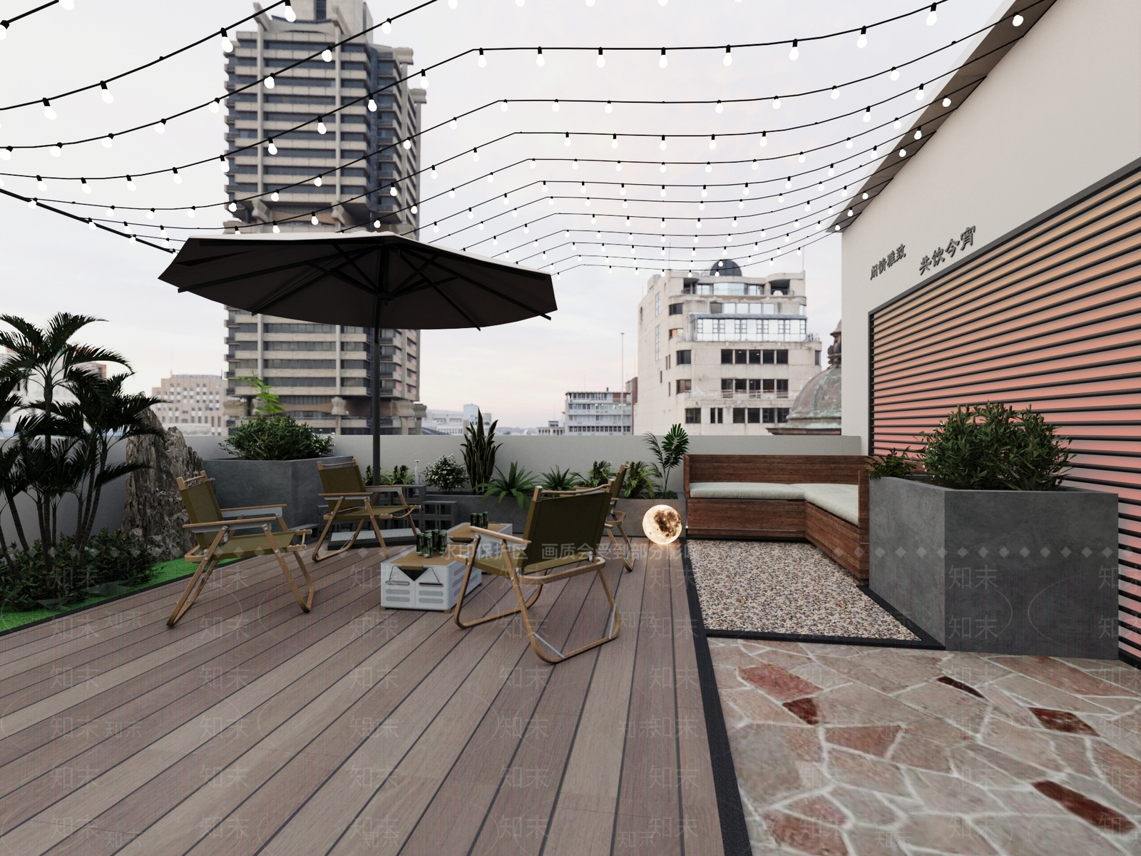 现代观景平台3D模型下载【ID:1200223566】