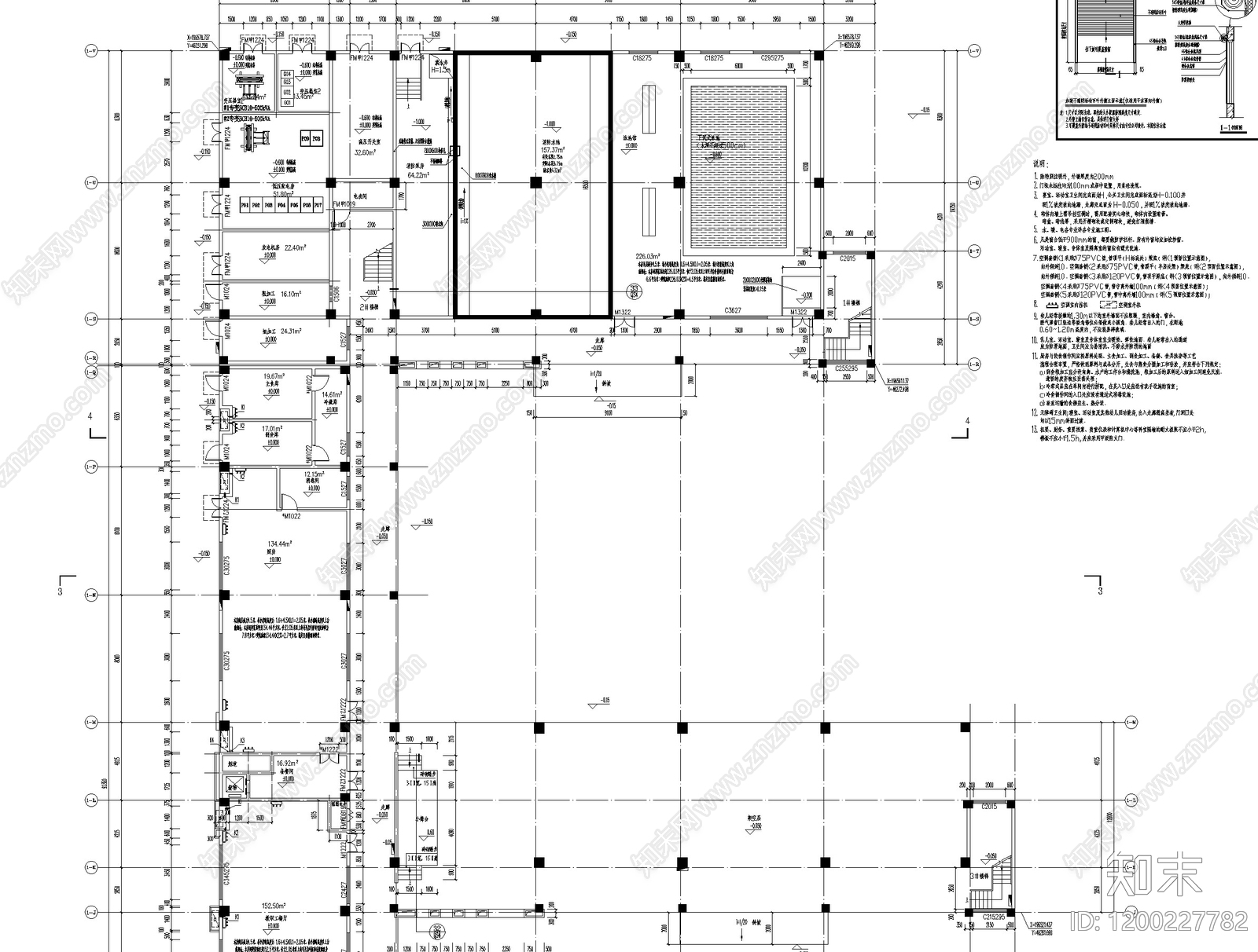 现代幼儿园建筑cad施工图下载【ID:1200227782】