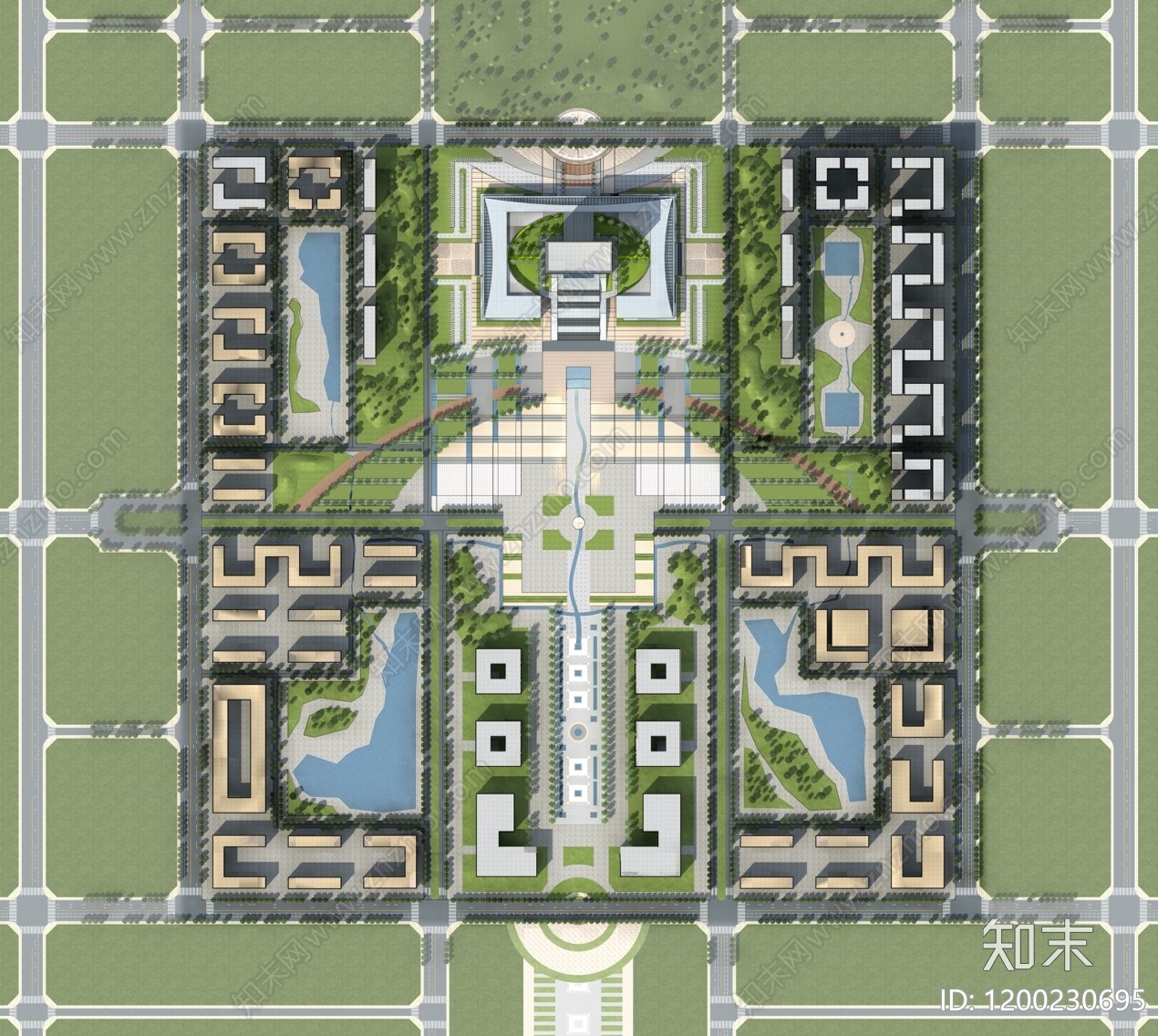 现代轻奢总体城市设计下载【ID:1200230695】
