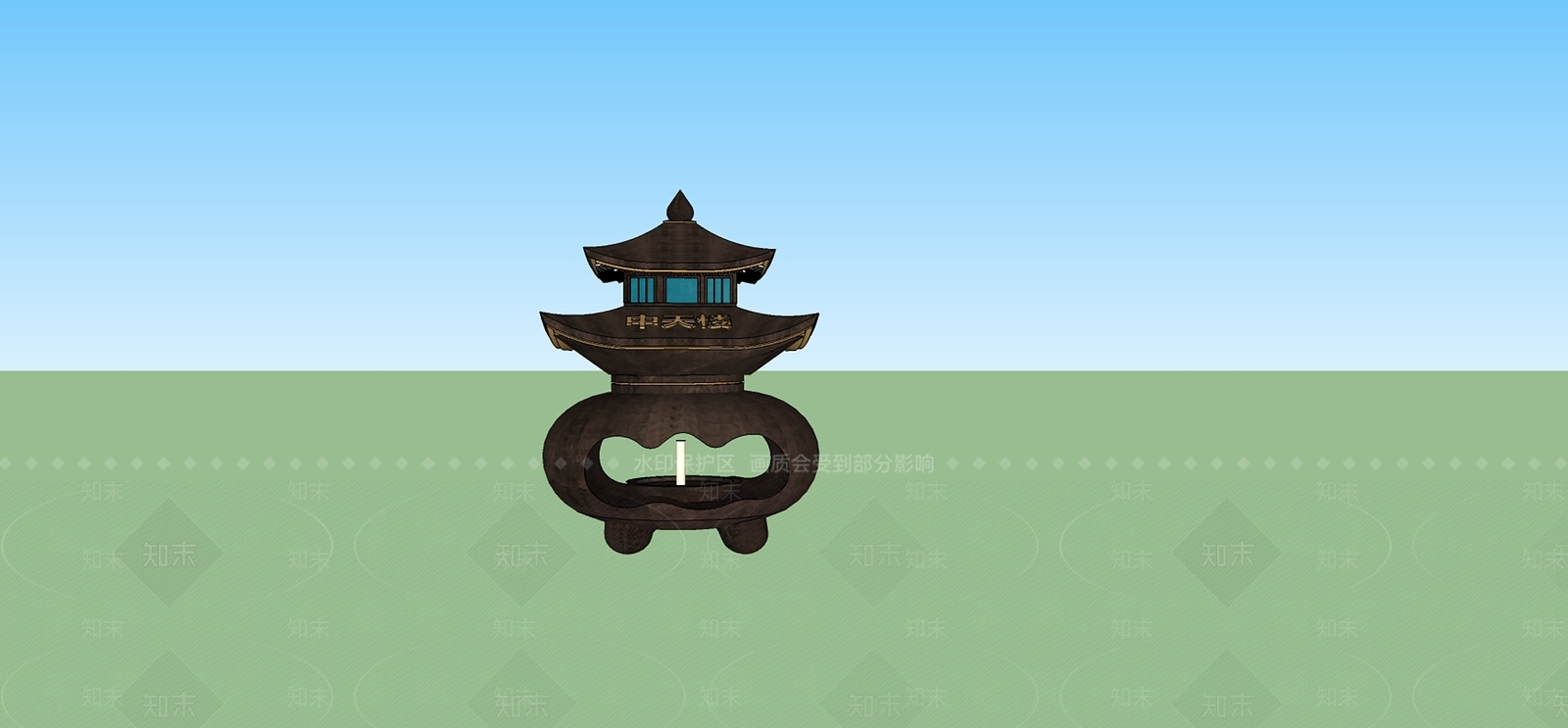 新中式中式灯具组合SU模型下载【ID:1200232291】