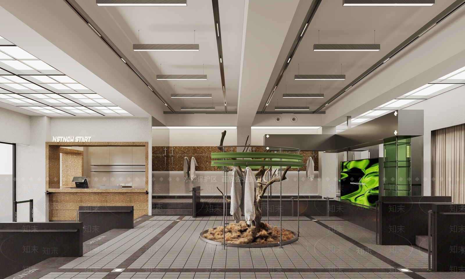 现代服装店3D模型下载【ID:1200236296】