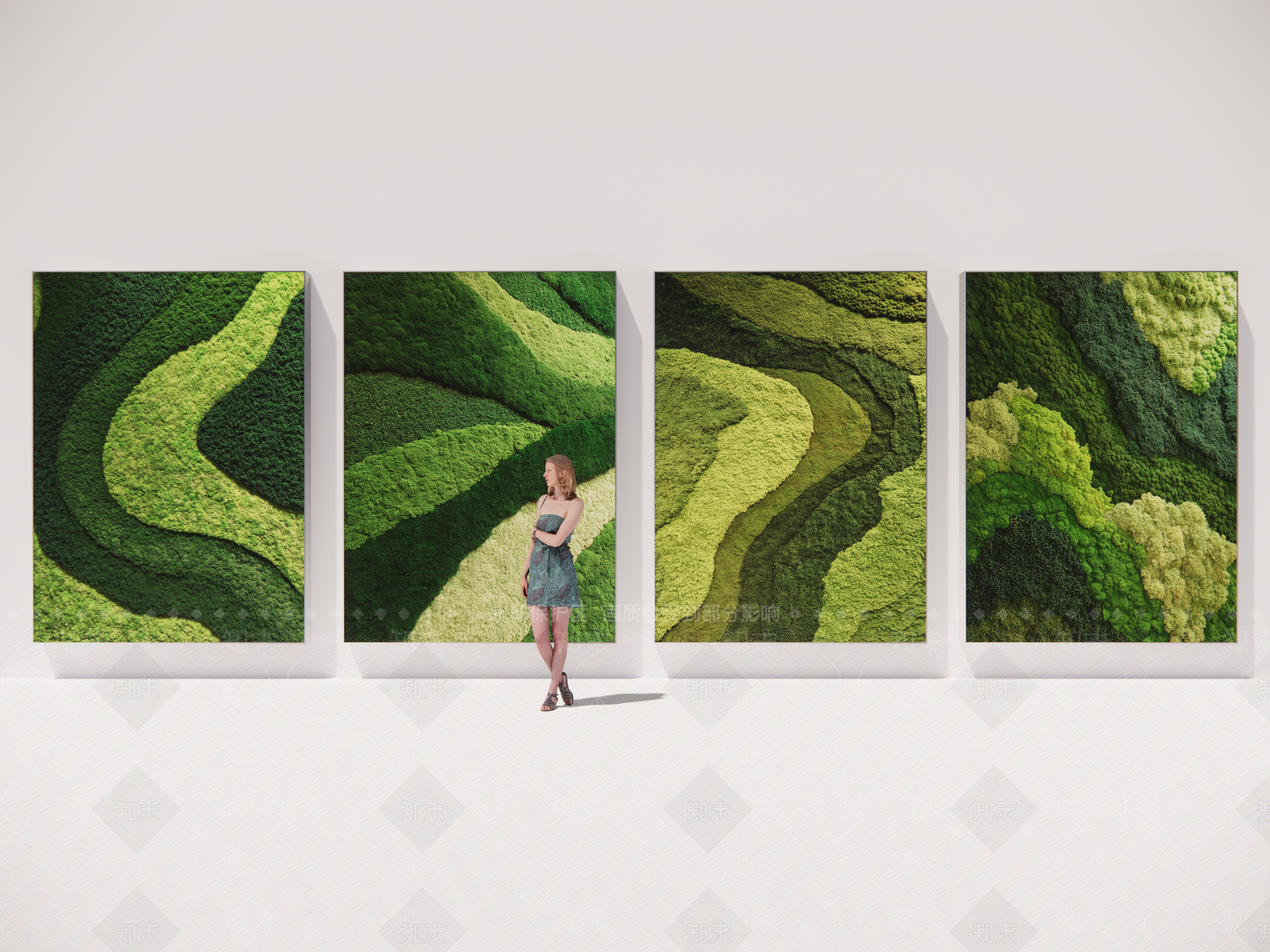 现代垂直绿化SU模型下载【ID:1200237537】