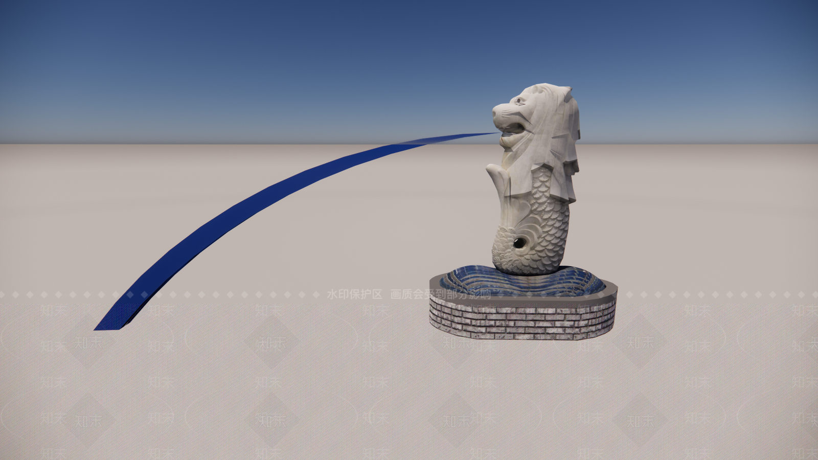 欧式轻奢喷泉SU模型下载【ID:1200240214】