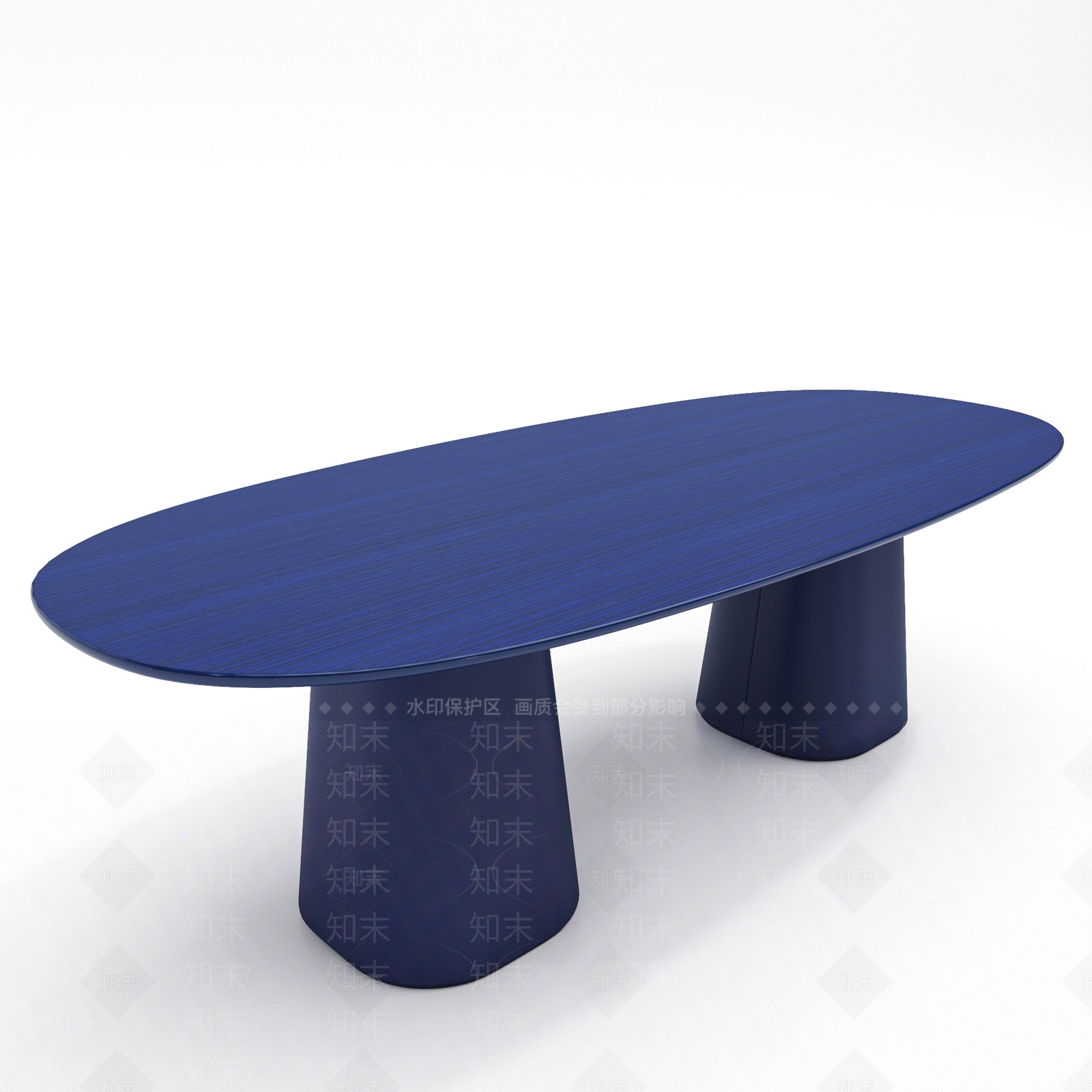 现代极简餐桌3D模型下载【ID:1200240734】