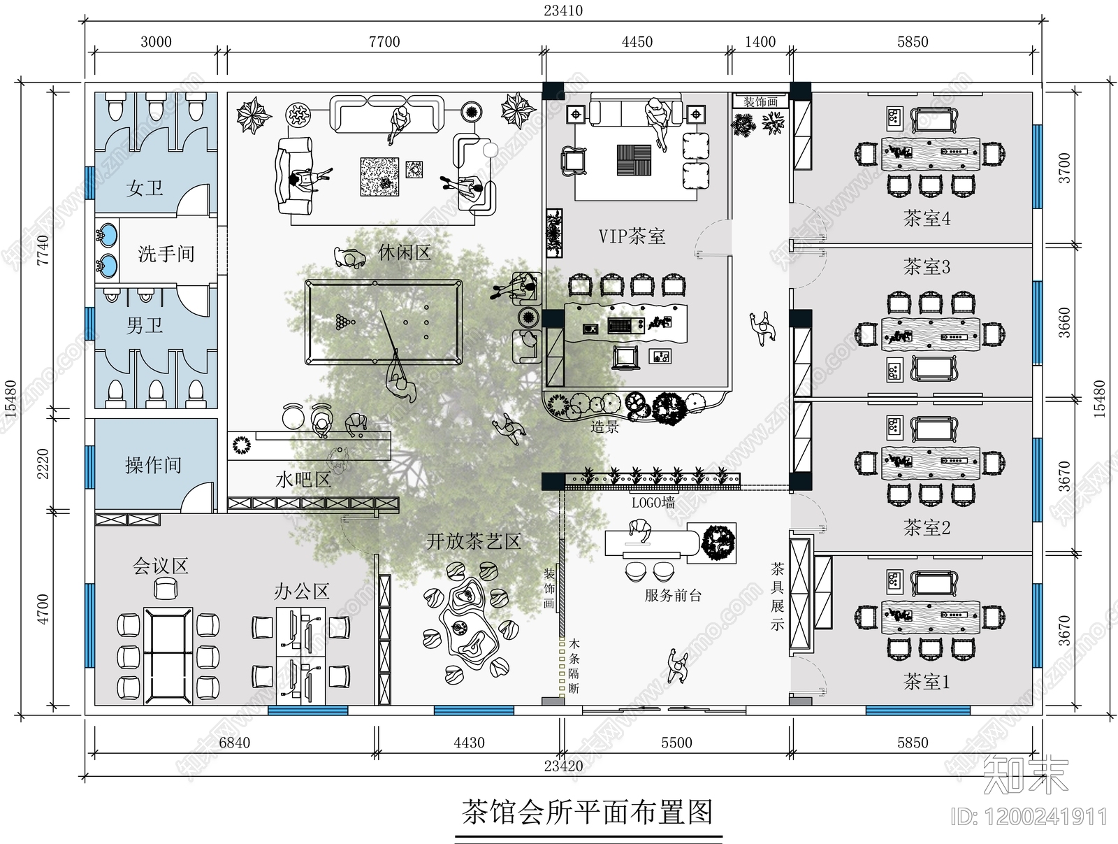 工装平面图施工图下载【ID:1200241911】