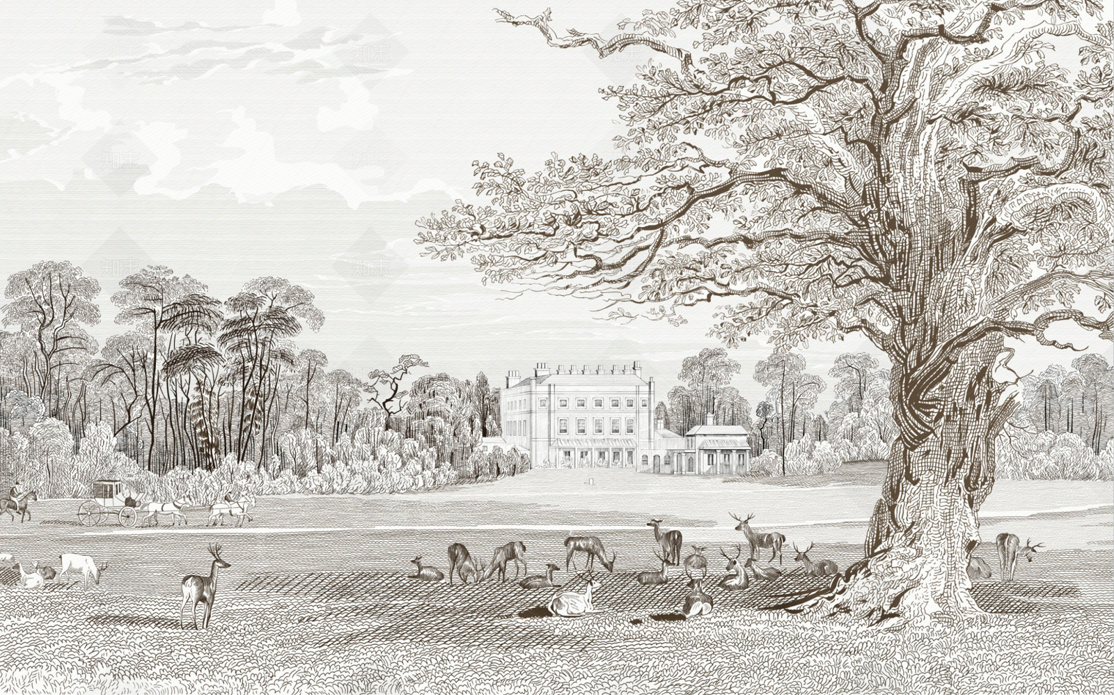 意式复古壁画贴图下载【ID:1200242330】