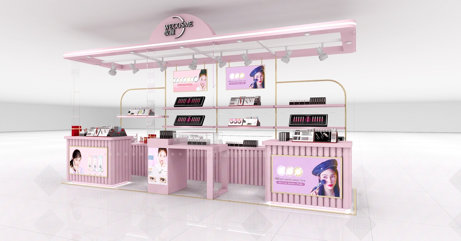 现代化妆品店3D模型下载【ID:1200242756】