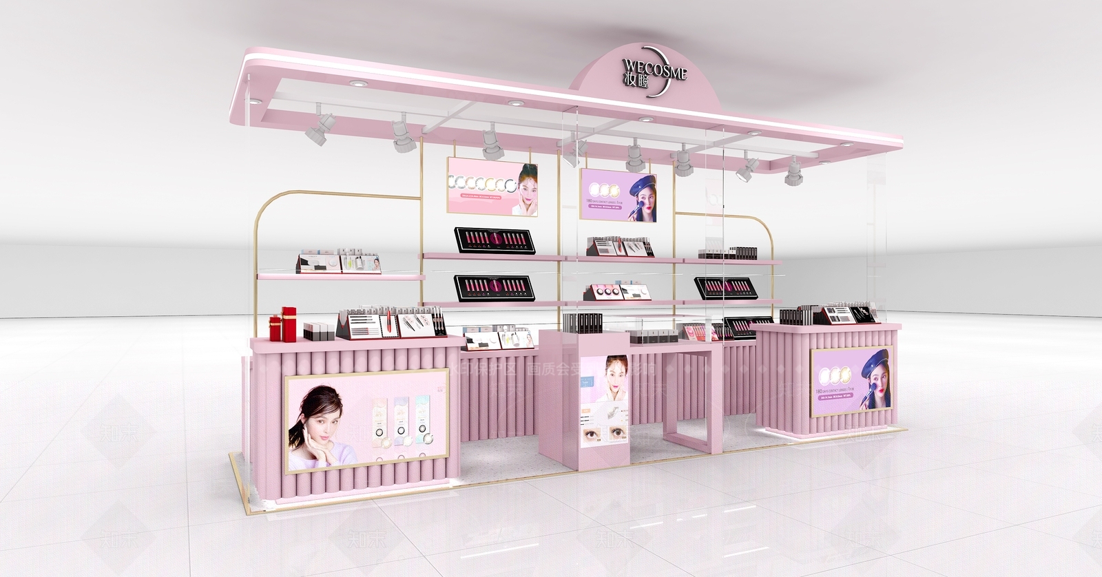 现代化妆品店3D模型下载【ID:1200242756】