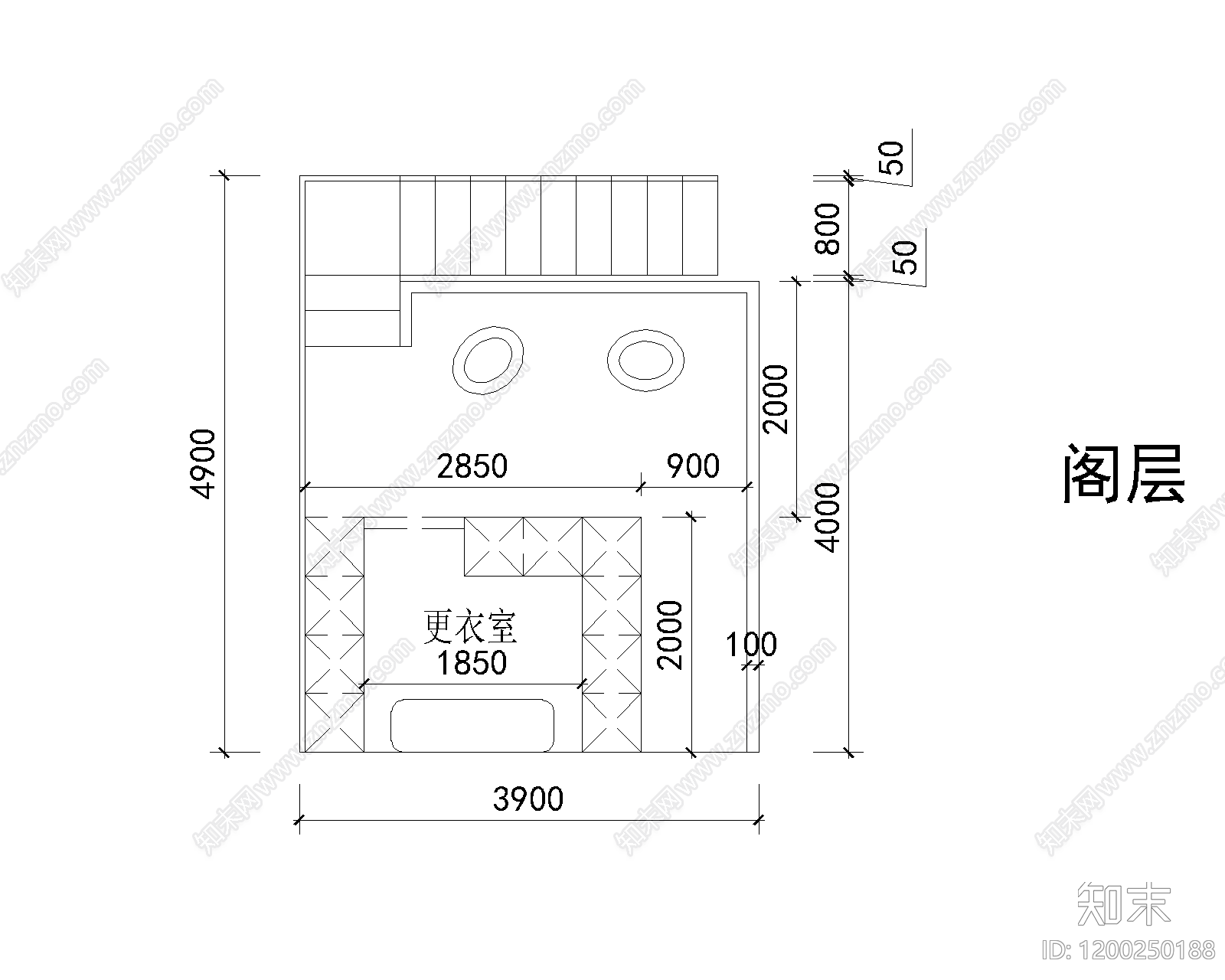 现代简约其他工装空间cad施工图下载【ID:1200250188】