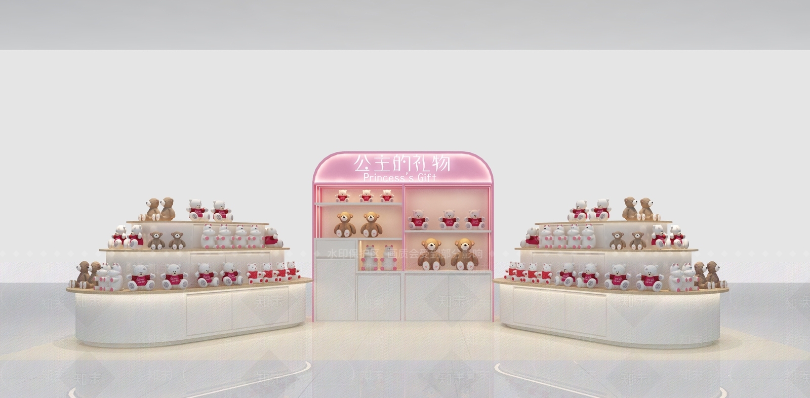 现代玩具礼品店3D模型下载【ID:1200252891】