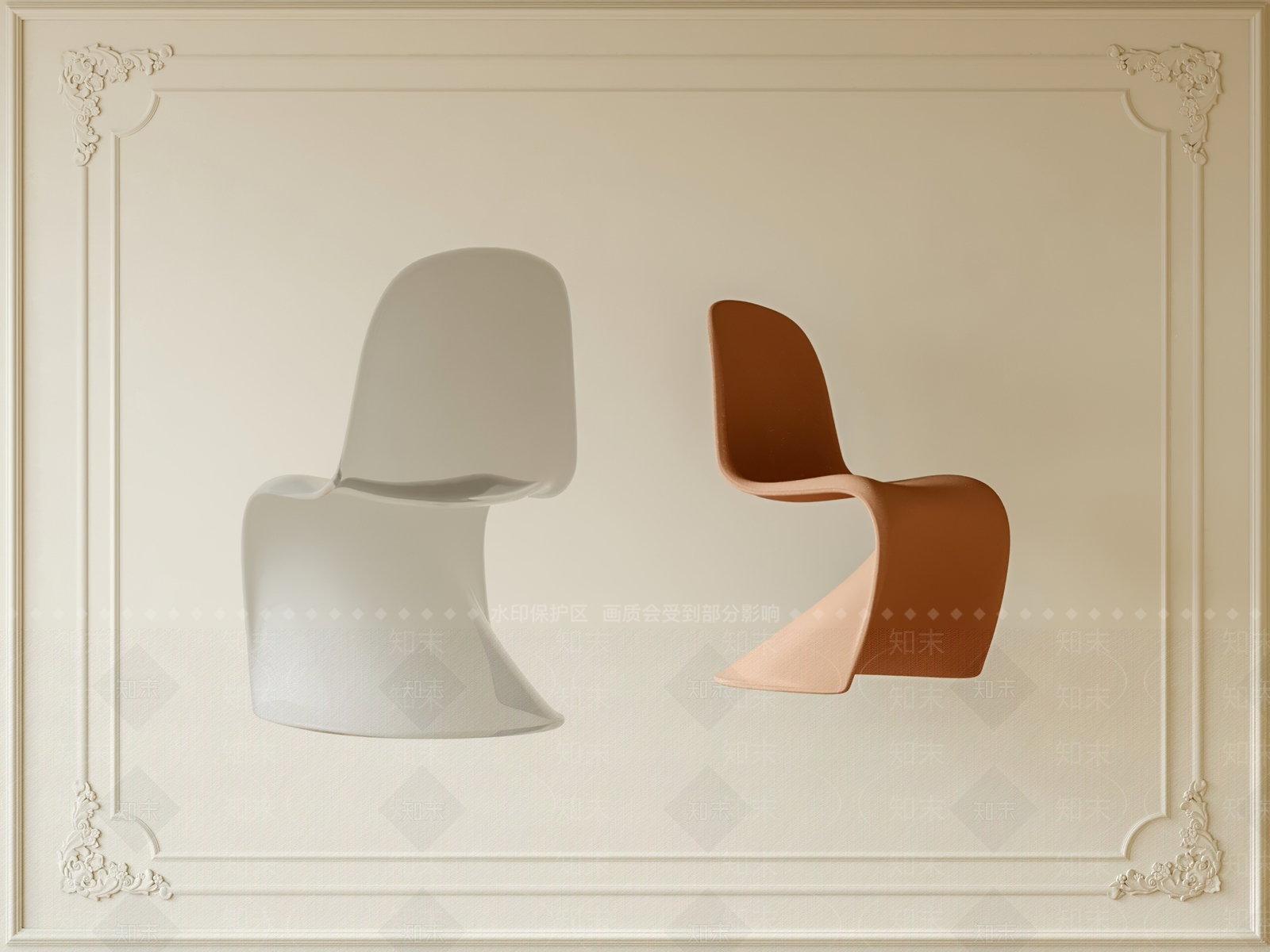 现代休闲椅3D模型下载【ID:1200256175】